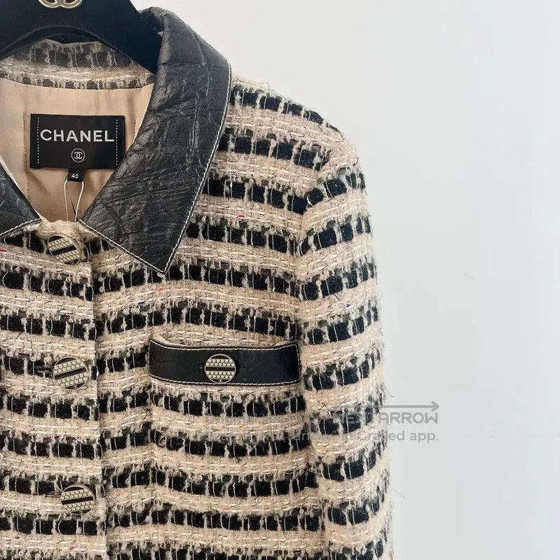 Chanel Chanel Colorblock Wool Jacket for Women . Size L / US 10 / IT 46 - 2 Thumbnail
