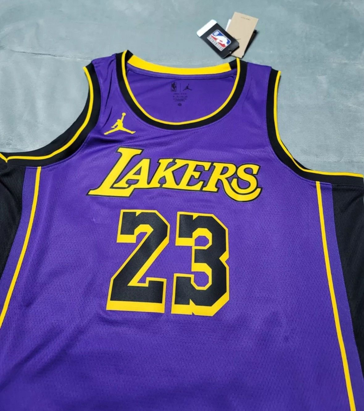 Jordan Brand × NBA New Nike Jordan Lakers Statement Jersey XL LeBron James Size US XL / EU 56 / 4 - 2 Thumbnail