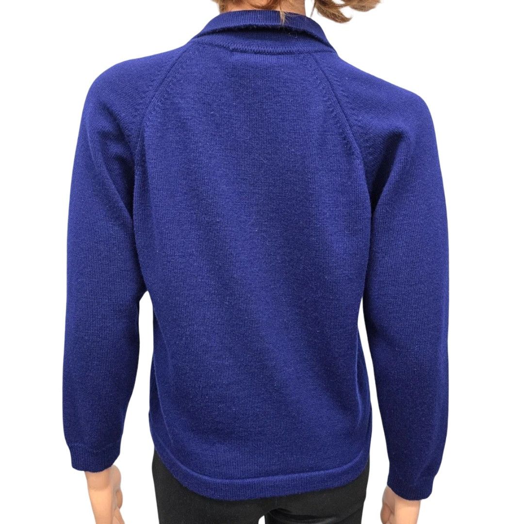 Man Made In Australia × Vintage Bromley Pure NewWool Australian Patons Yarn Cardigan Sweater Size S / US 4 / IT 40 - 8 Thumbnail