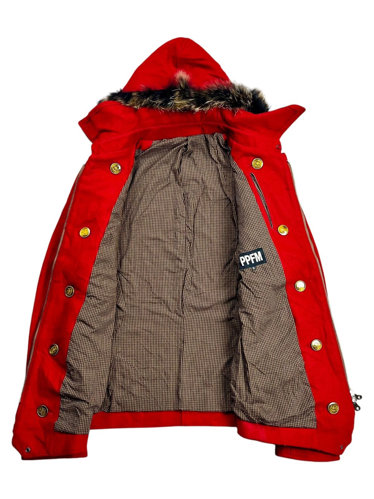 archive PPFM Napoléon fur jacket vkei SOLD) 2000s PPFM Convertible Fur Napoleon Jacket A black