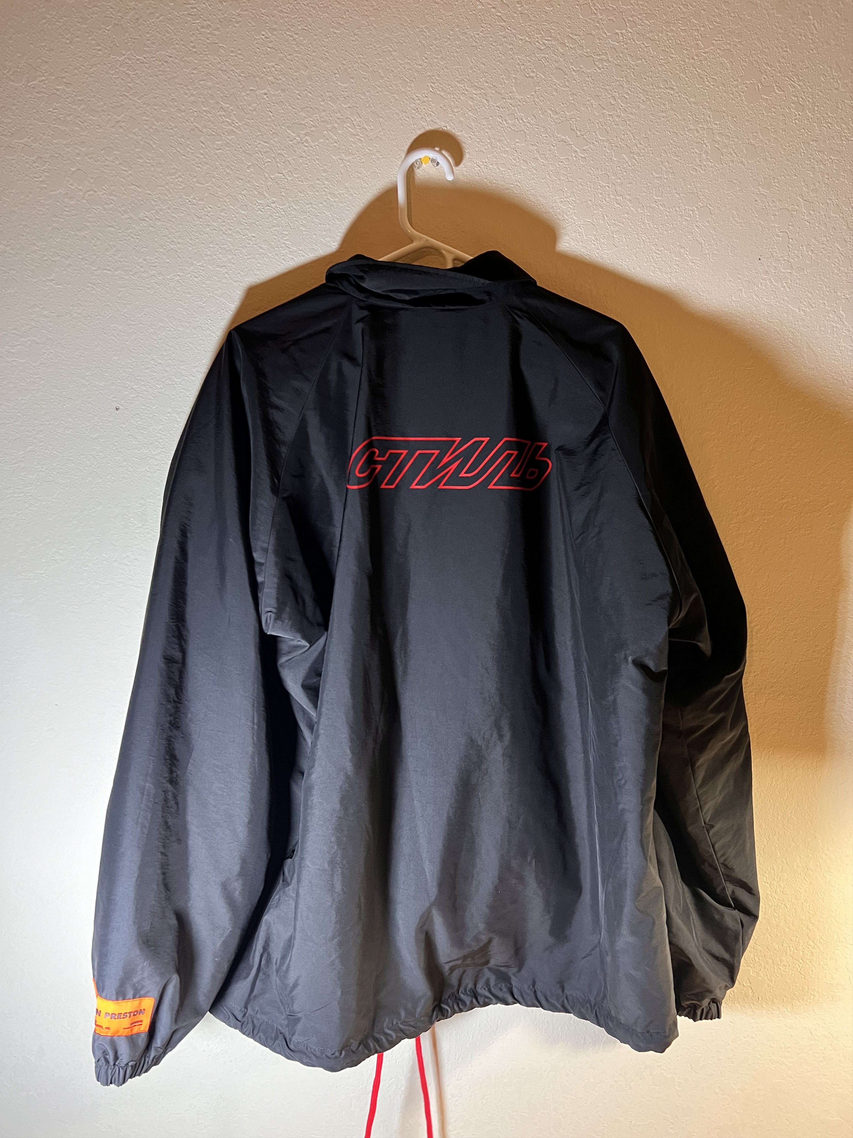 Heron Preston Heron Preston Coach Logo Jacket XL Size US XL / EU 56 / 4 - 9 Thumbnail