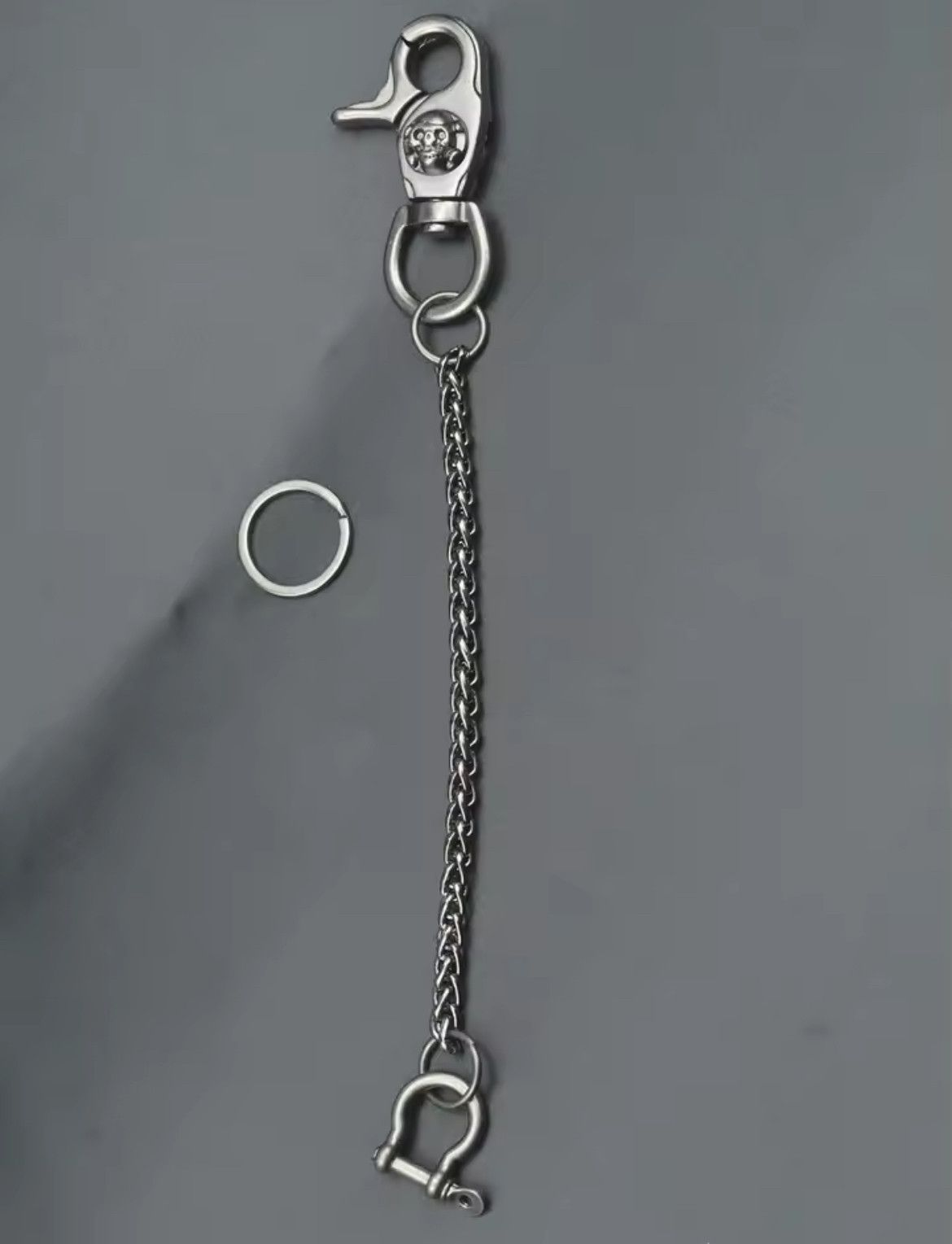 Jewelry × Other 10inch Short Gunmetal biker Jeans Wallet Chain Size ONE SIZE - 3 Thumbnail
