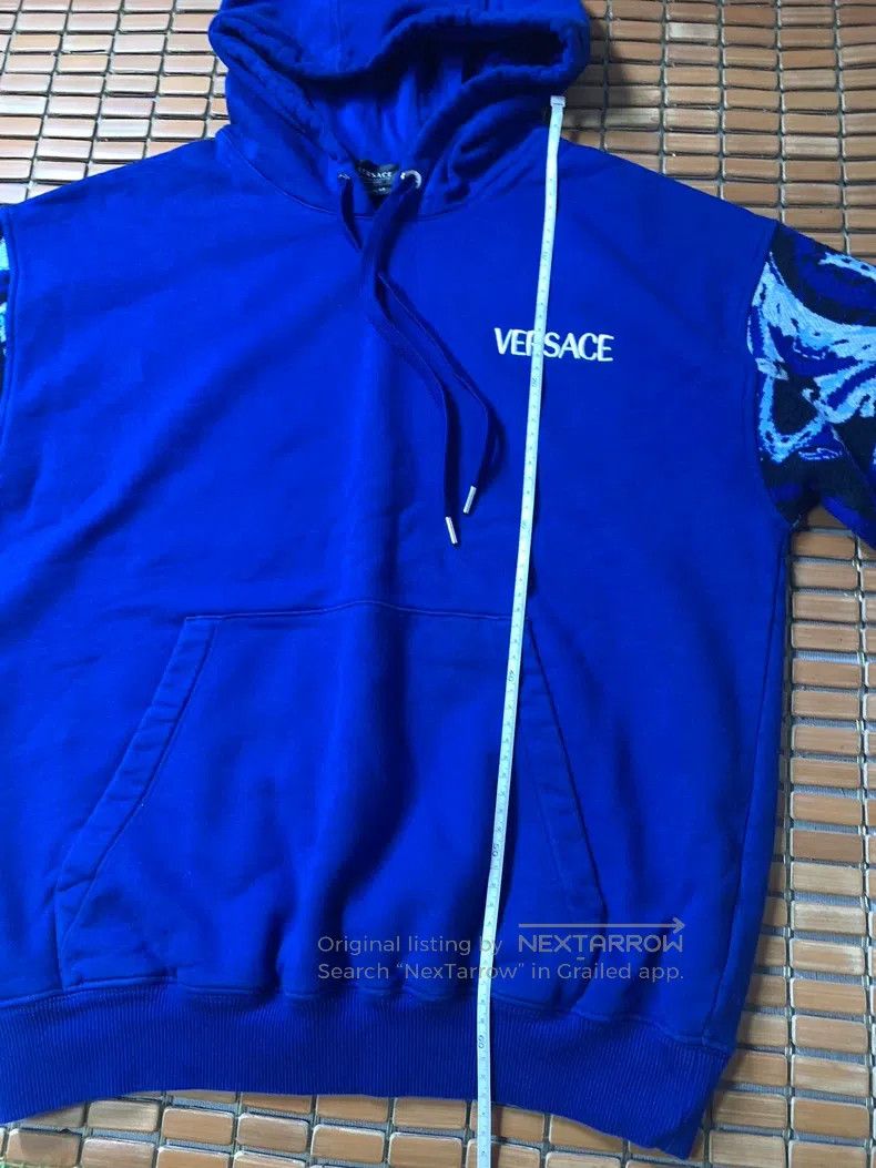 Versace Versace Wool patchwork hooded sweatshirt Size US XS / EU 42 / 0 - 8 Thumbnail