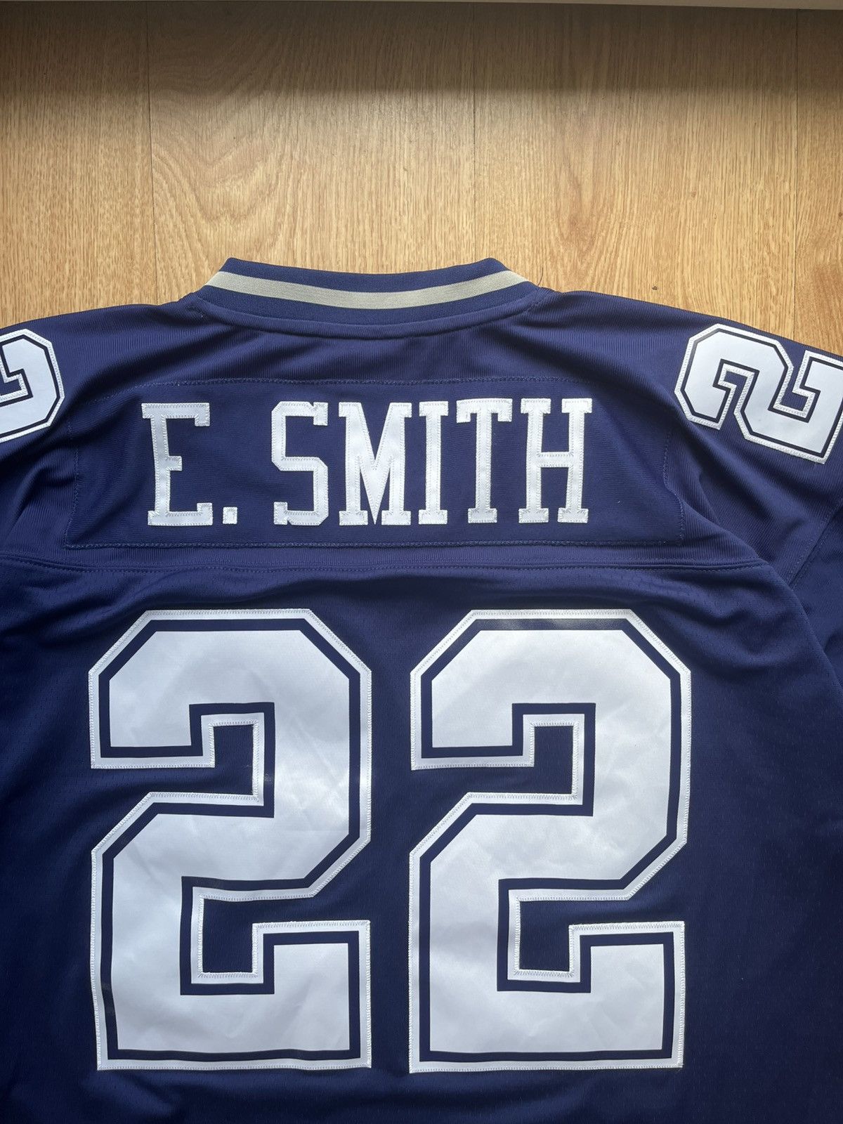 Mitchell & Ness T-shirt blue NFL Emmitt Smith 22 Size US XL / EU 56 / 4 - 12 Thumbnail