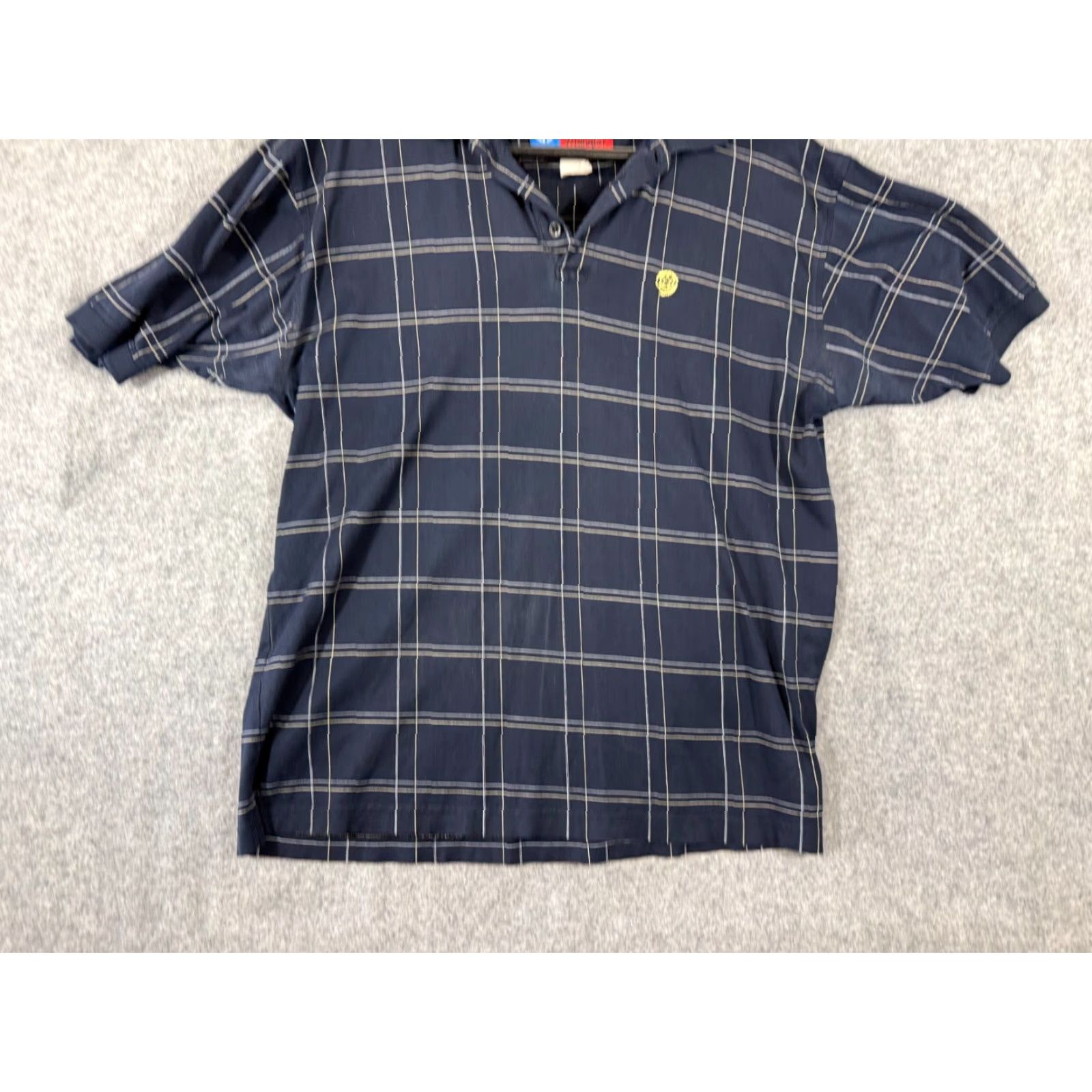 Wrangler VINTAGE Wrangler George Strait Polo Shirt Mens M Navy Blue Plaid Short Sleeve Size US M / EU 48-50 / 2 - 4 Thumbnail
