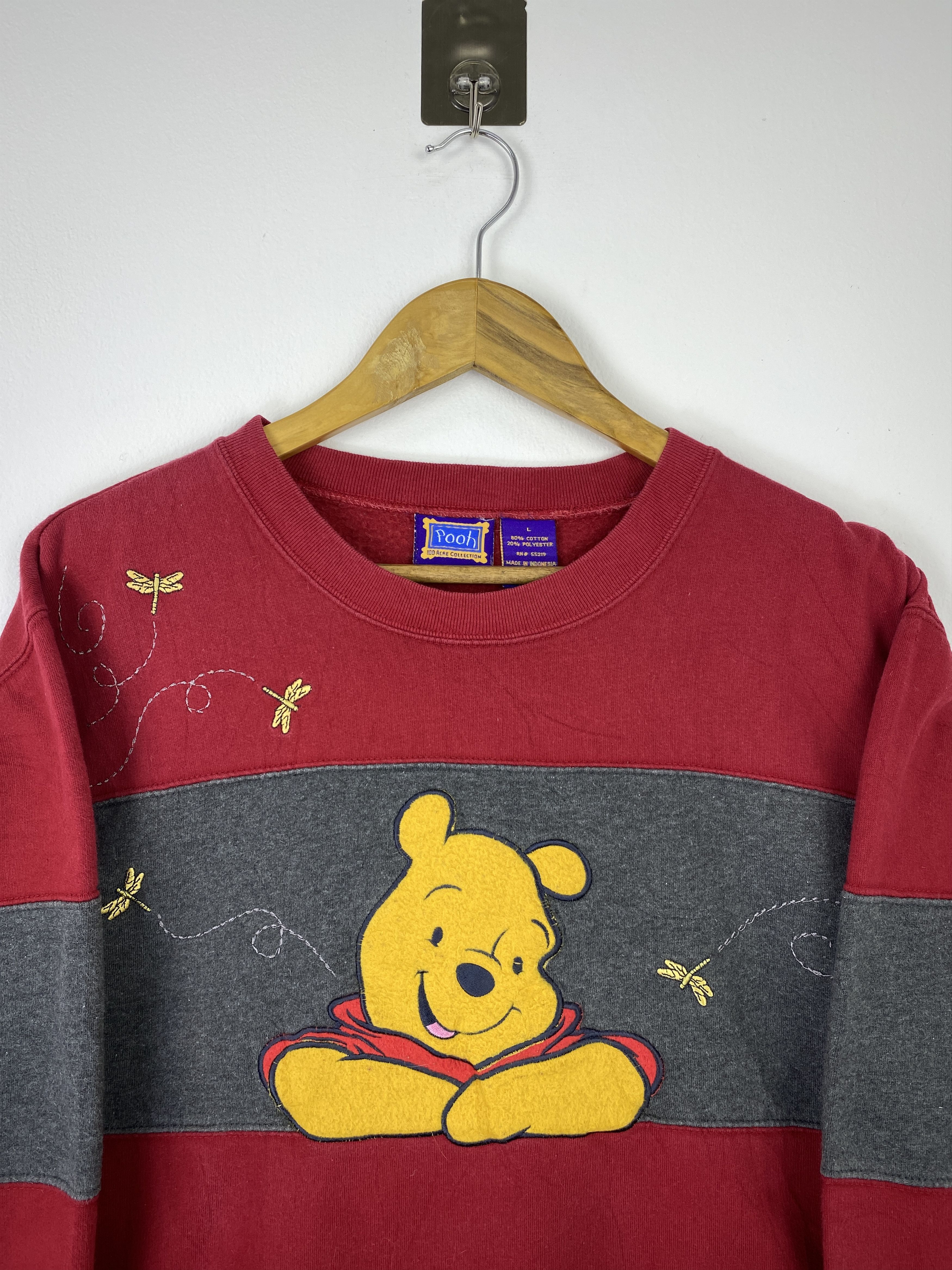 Vintage Vintage Pooh 100 Acre Collection Sweatshirt SH0491 Size US L / EU 52-54 / 3 - 2 Thumbnail