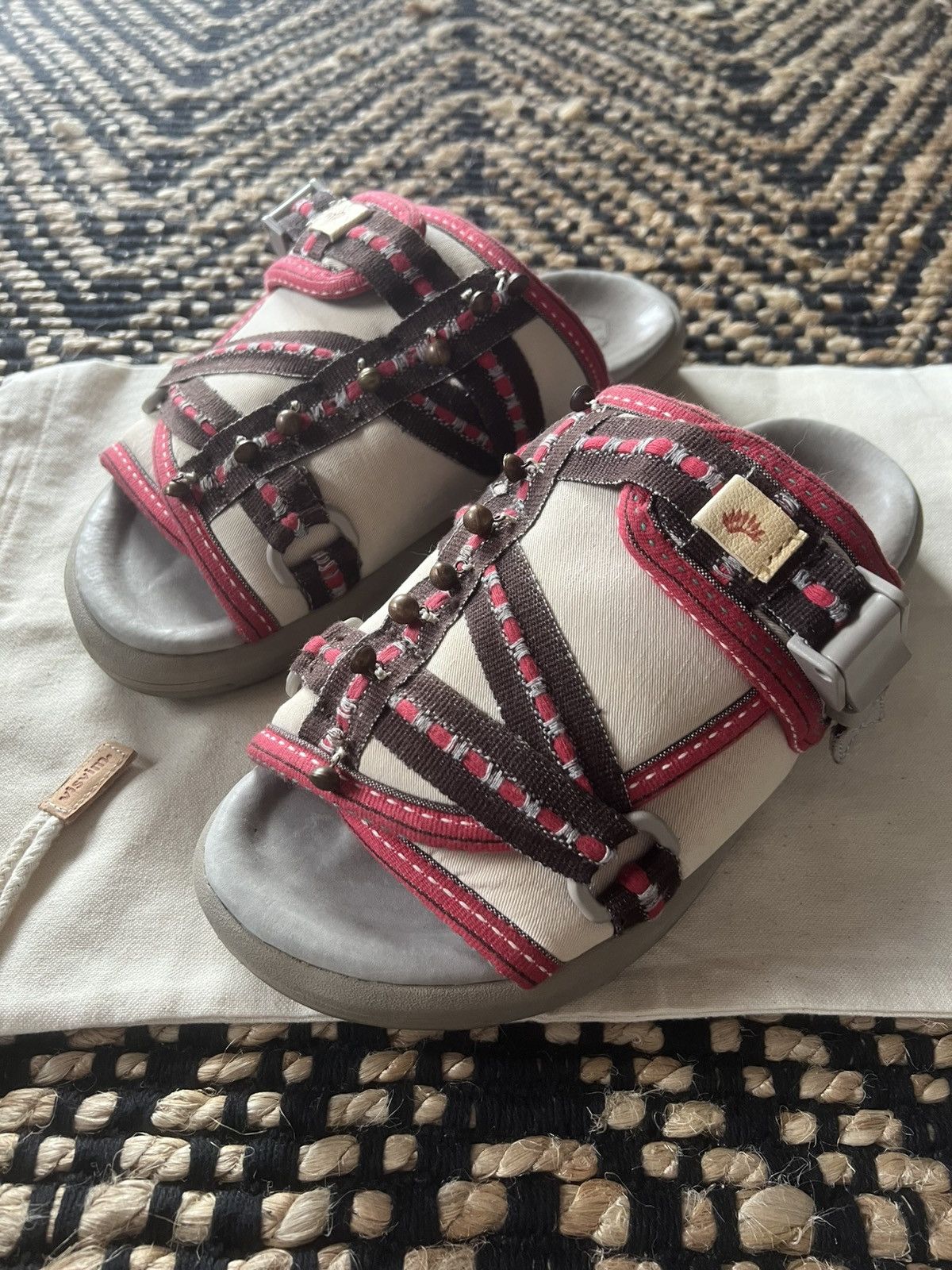 Visvim Visvim SS16 Beige Ethnic Bell Christo Sandals Size US 10 / EU 43 - 1 Thumbnail