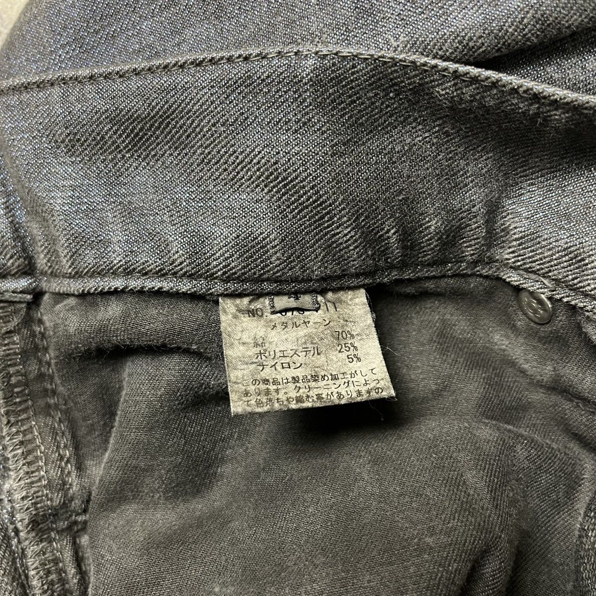 Isamu Katayama Backlash Kyoji Maruyama shimmer boot cut denim pants Size US 34 / EU 50 - 11 Thumbnail