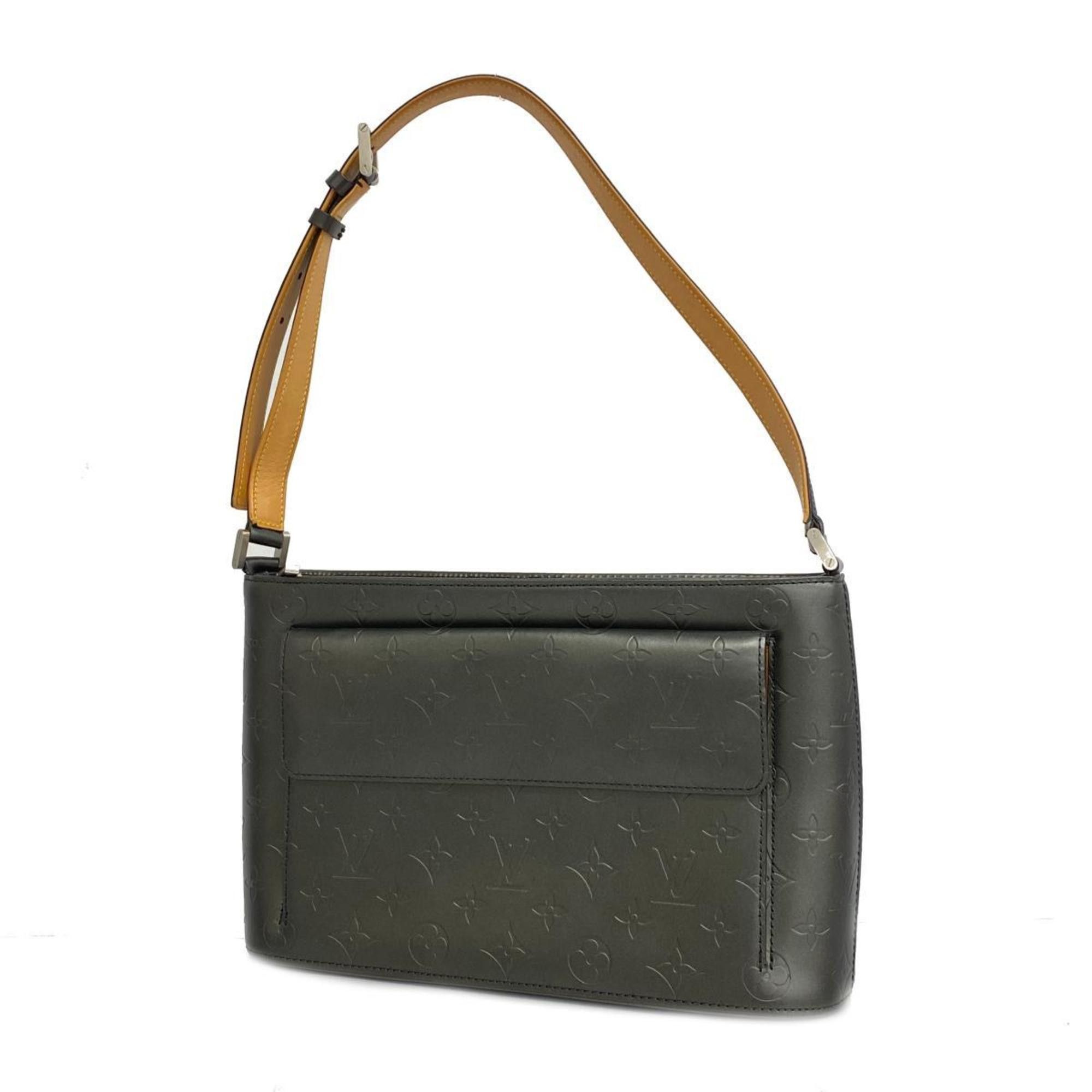 image of Louis Vuitton Shoulder Bag Monogram Matte Alston M55122 Noir Ladies, Women's