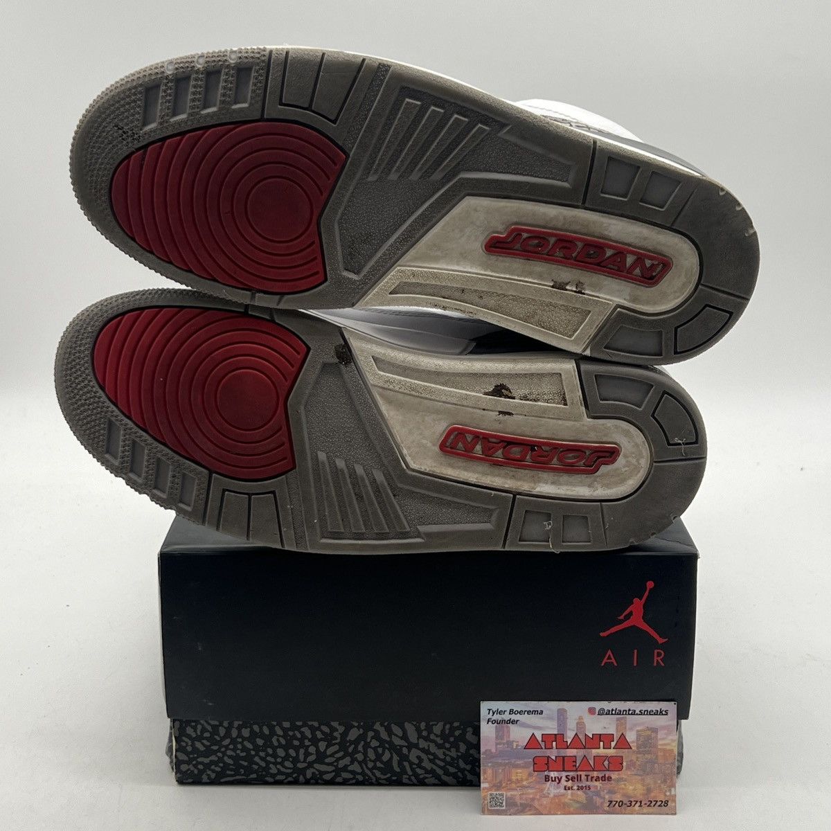 Jordan Brand Air Jordan 3 white cement Size US 9 / EU 42 - 6 Thumbnail