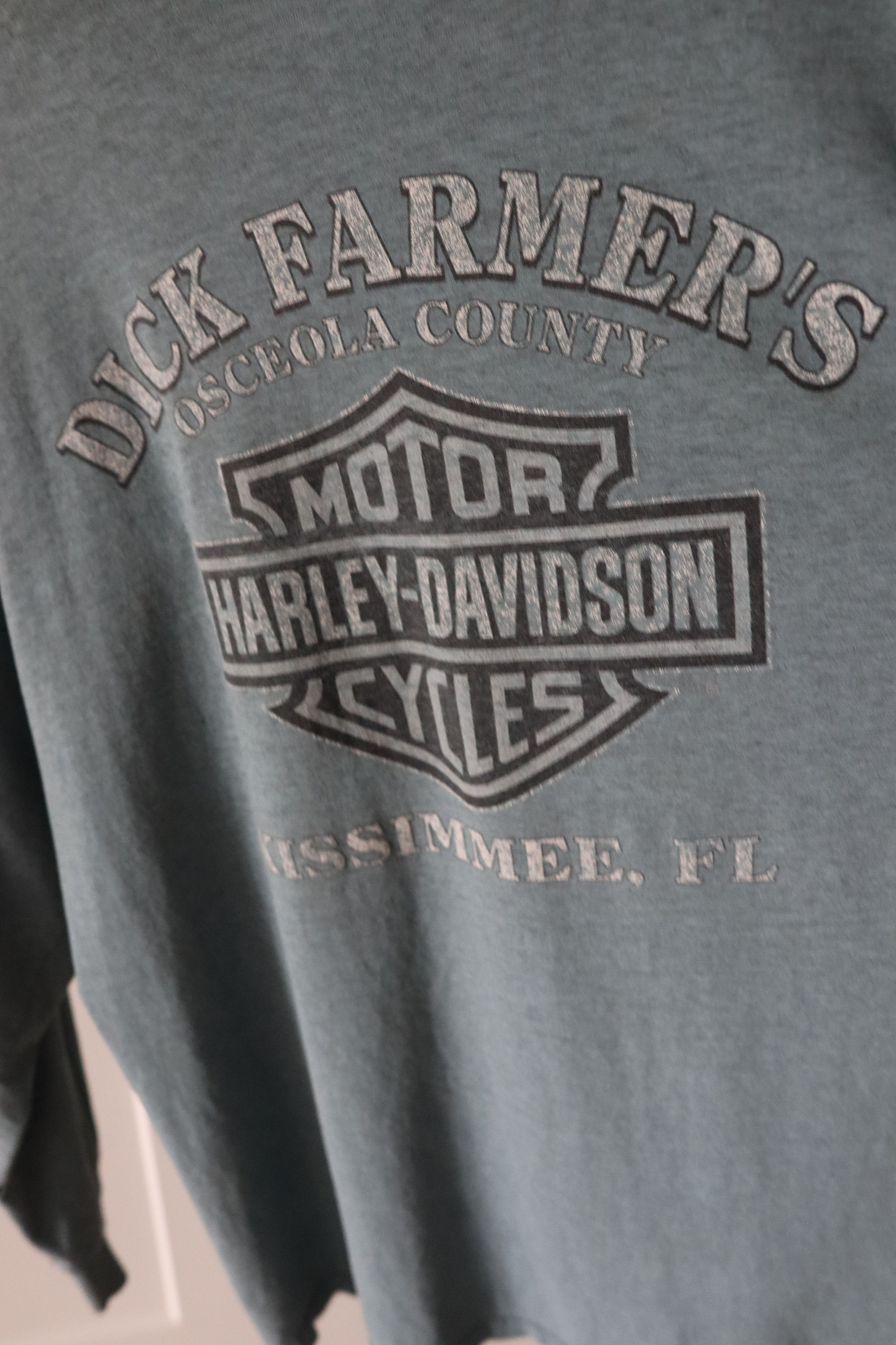 Harley Davidson Harley Davidson "Dick Farmers" Thrashed Long Sleeve Size US XL / EU 56 / 4 - 6 Thumbnail