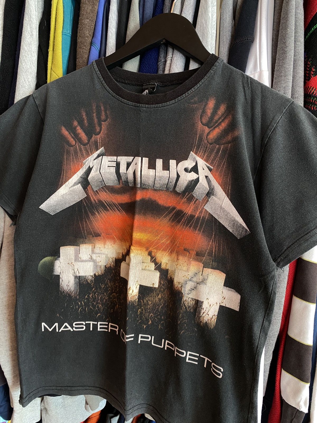 Band Tees METALLICA MASTER OF PUPPETS DISTRESSED FADED T-SHIRT Size US S / EU 44-46 / 1 - 2 Thumbnail