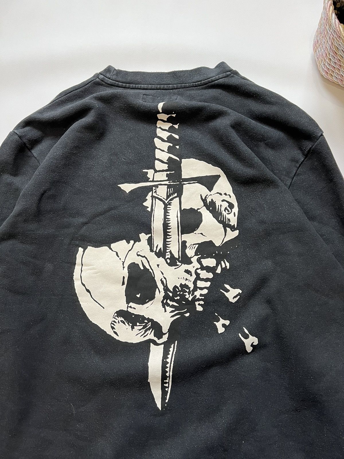 Allsaints Allsaints Bones Knife Sweatshirt Faded Black Size US S / EU 44-46 / 1 - 3 Thumbnail