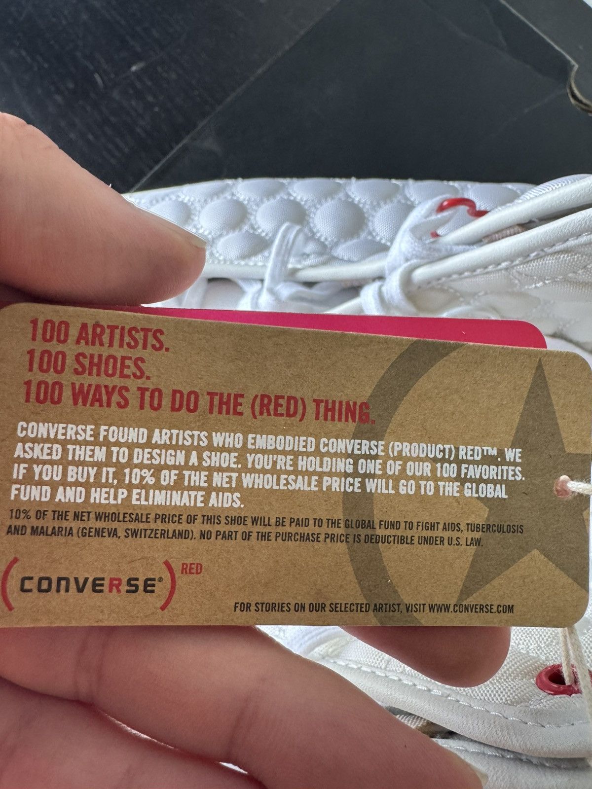 Converse × Kanye West Converse Product Red HighTop (READ DESCRIPTION) Size US 12 / EU 45 - 3 Thumbnail