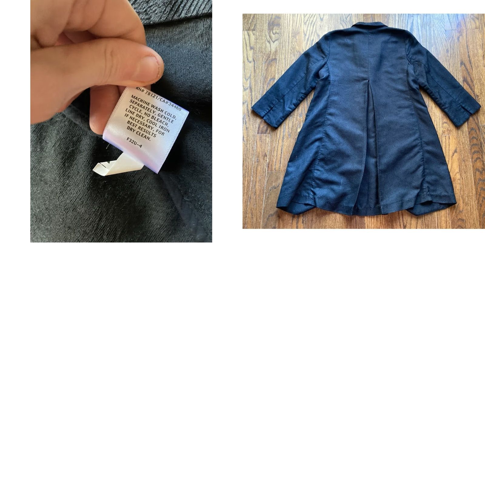 Eileen Fisher Eileen Fisher Jacket Womens XS Silk Blend Open Front Black Coat Drapey Jacket Womens XS Black Silk Blend Open Front Coat Size XS / US 0-2 / IT 36-38 - 8 Thumbnail