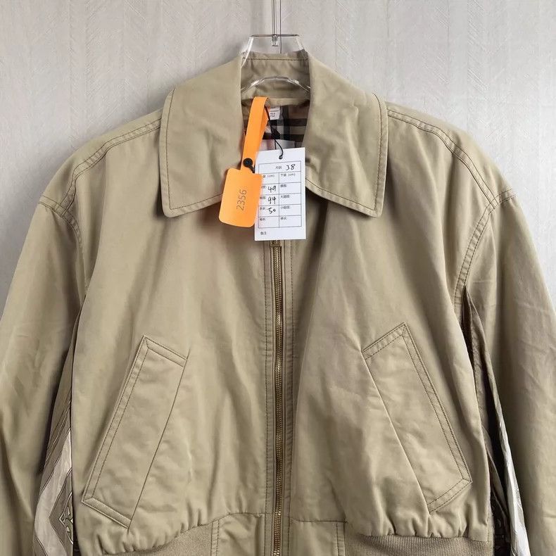Burberry Burberry Burberry Silk-Blend Cropped Windbreaker Jacket-25 Size M / US 6-8 / IT 42-44 - 2 Thumbnail