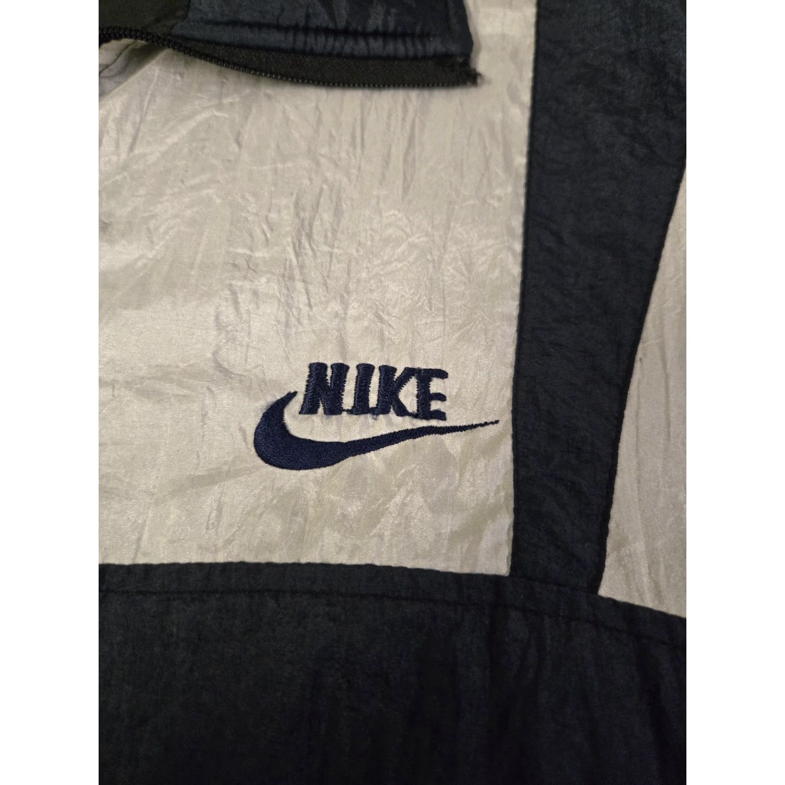 Nike VINTAGE Nike Jacket Mens Large Blue White Cal Windbreaker Full Zip 90s Athletic Size US M / EU 48-50 / 2 - 7 Thumbnail
