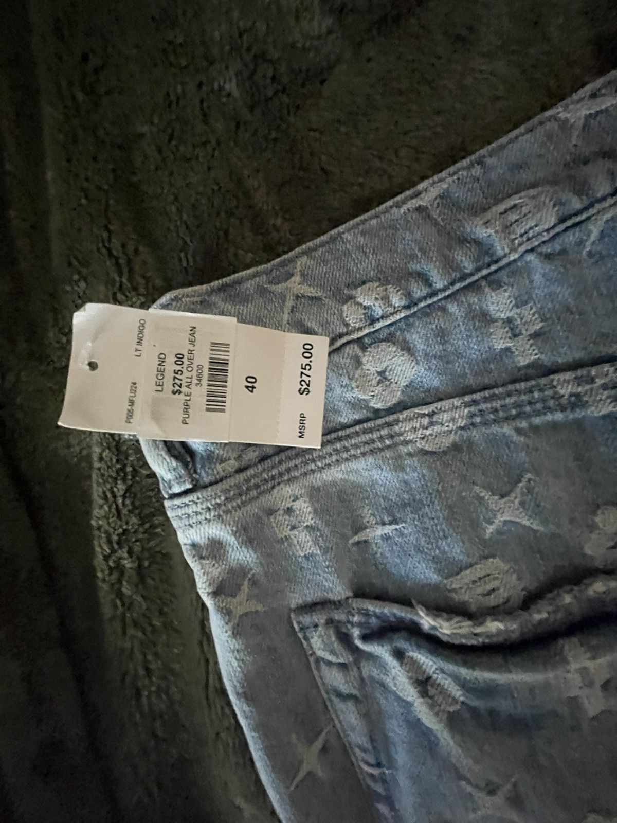 Purple Brand Purple Brand Monogram Denim Size US 40 / EU 56 - 2 Thumbnail