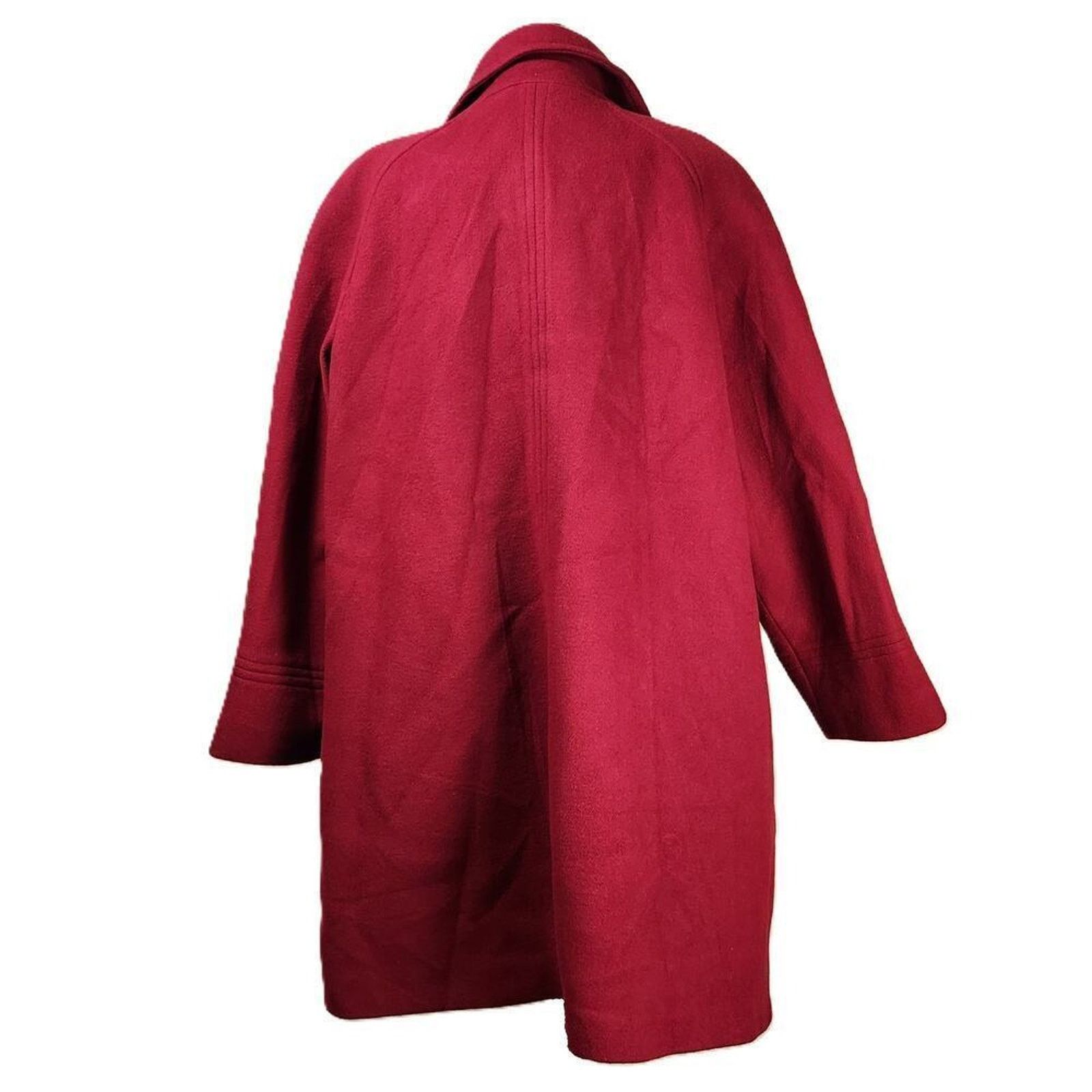 Other East 5th Women's Wool Pea Coat - British Red - Size 1X NWT Size XL / US 12-14 / IT 48-50 - 4 Thumbnail