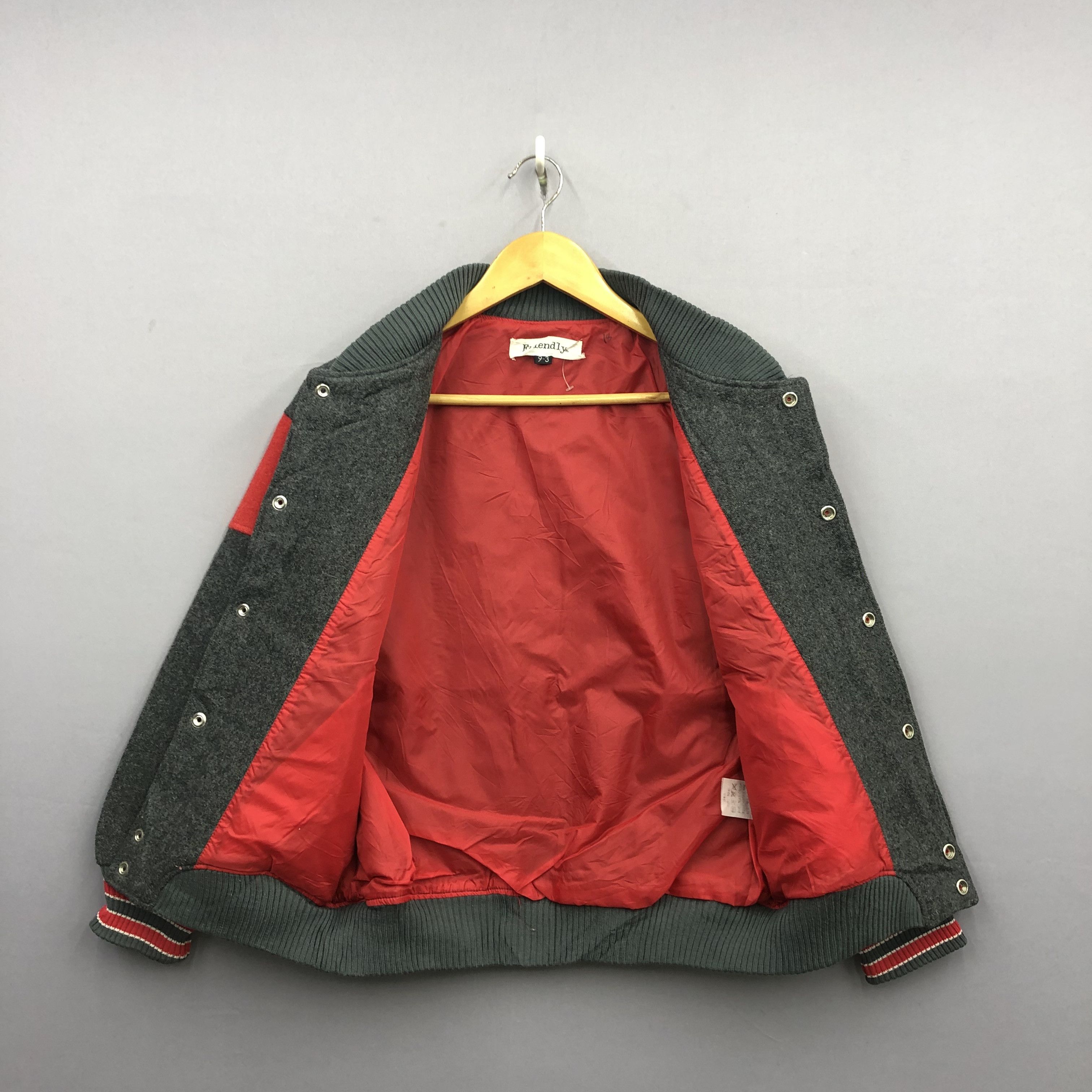 Japanese Brand Vintage 90s Express 303 Wool Varsity Baseball Jacket Size S / US 4 / IT 40 - 5 Thumbnail