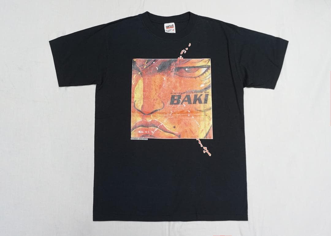 Anime 初期 00's グラップラー刃牙 Tシャツ アニメ ビンテージ Size US M / EU 48-50 / 2 - 1 Thumbnail