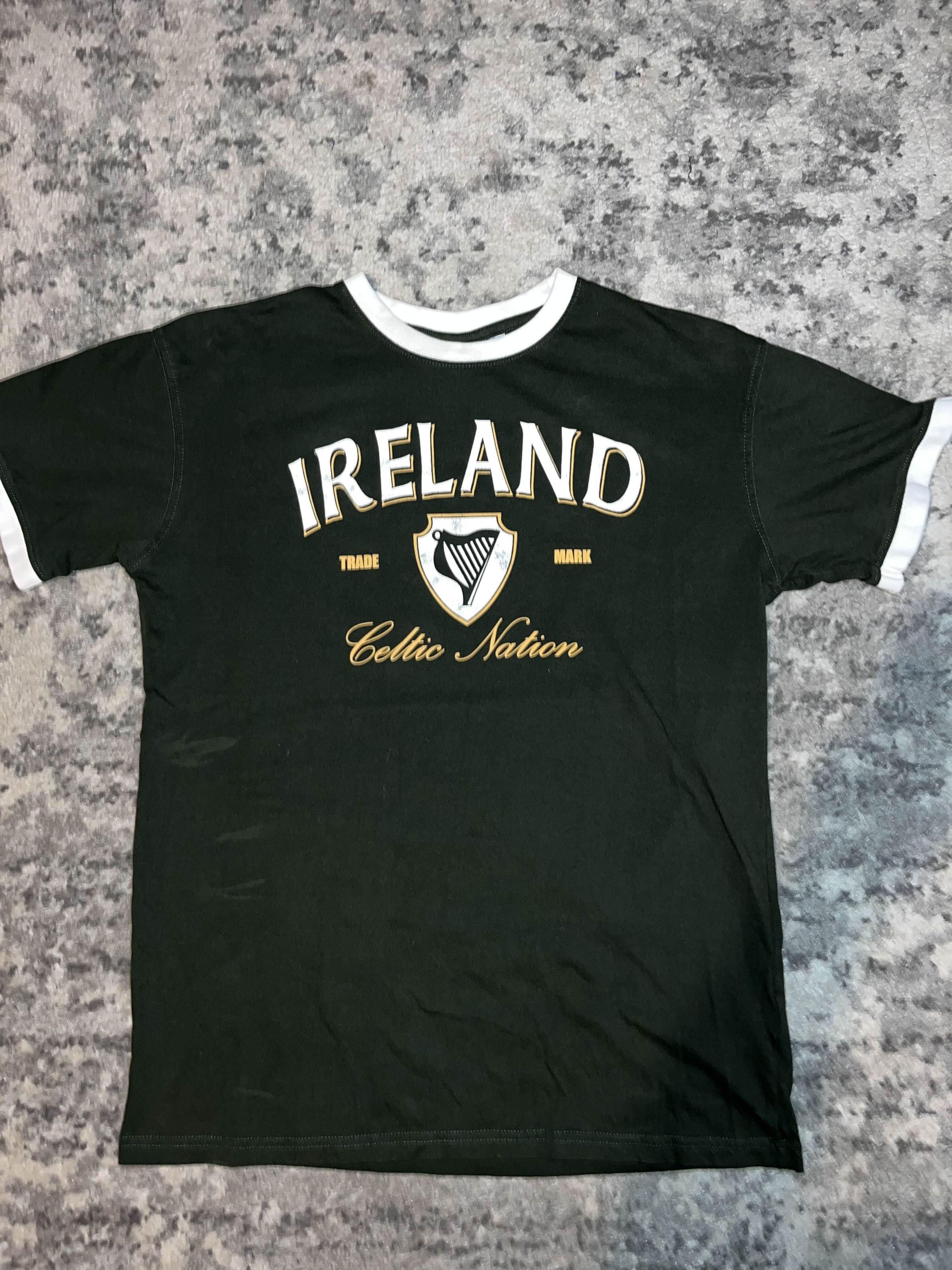 Vintage Lansdowne Ireland Celtic Nation Ringer Shirt Size US M / EU 48-50 / 2 - 2 Thumbnail