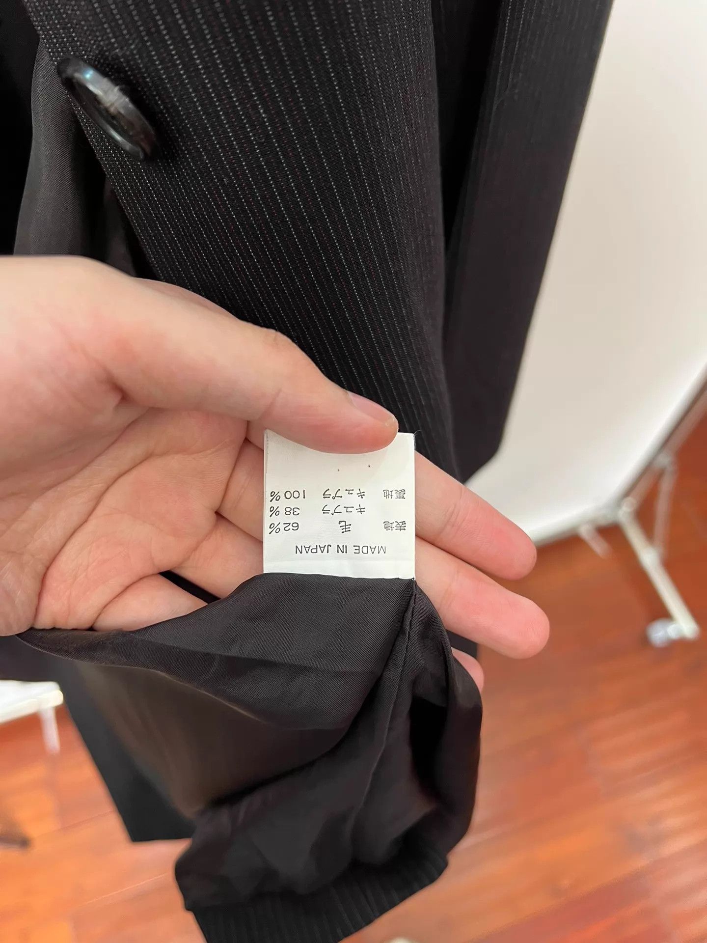 Yohji Yamamoto Yohji Yamamoto Workshop Stripe Wool Blend Trench Coat Size US M / EU 48-50 / 2 - 7 Thumbnail