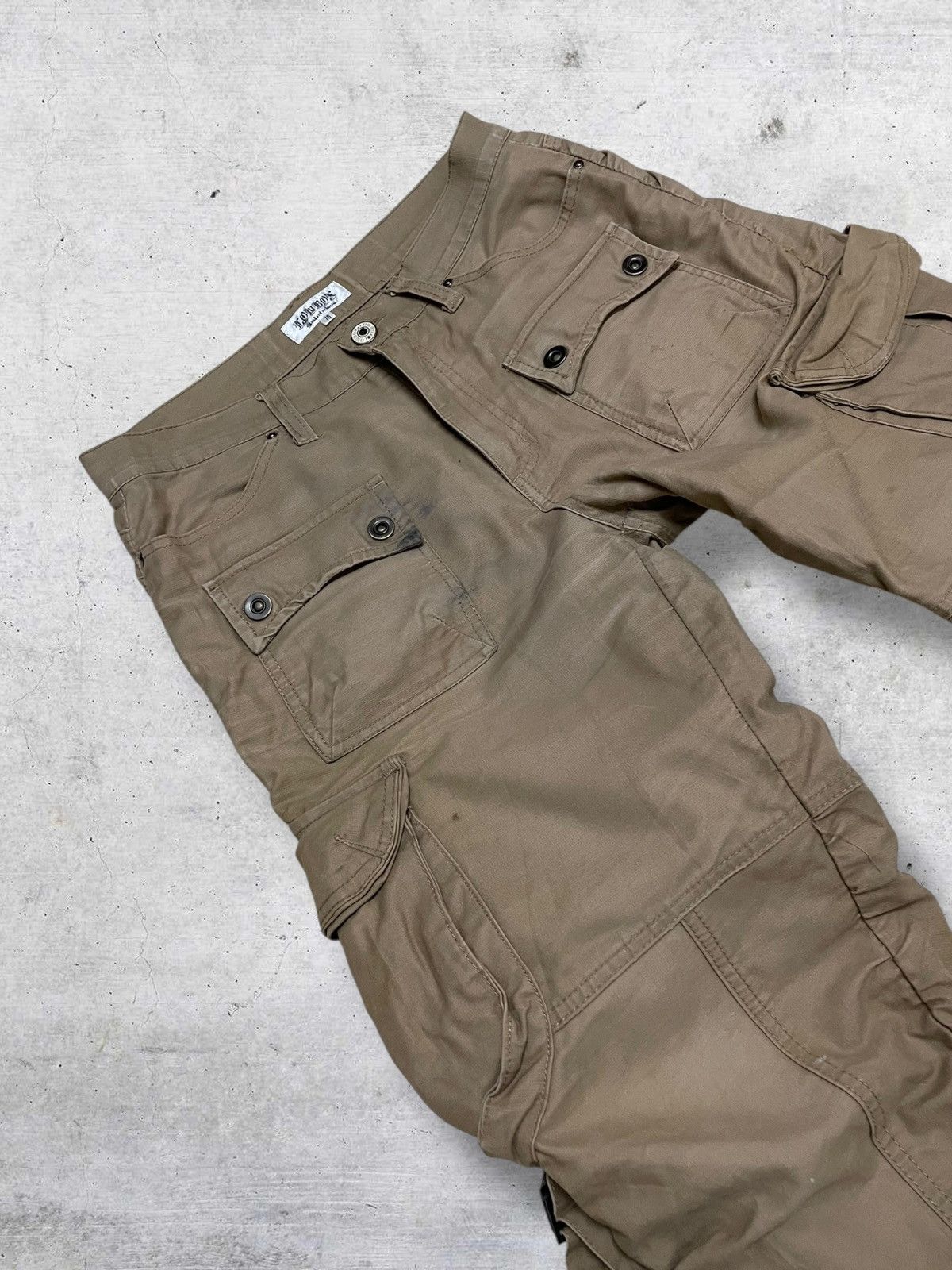 LOWBOX VINTAGE LOWBOX JAPAN DESIGNER 90S ARCHIVE BONDAGE PUNK PANT Size US 31 - 8 Thumbnail