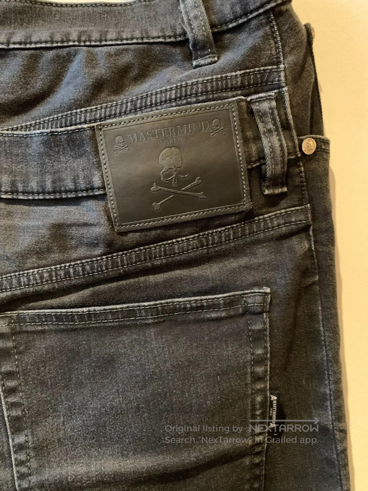 Mastermind World mastermind world black skull denim shorts. Size US 34 / EU 50 - 6 Thumbnail