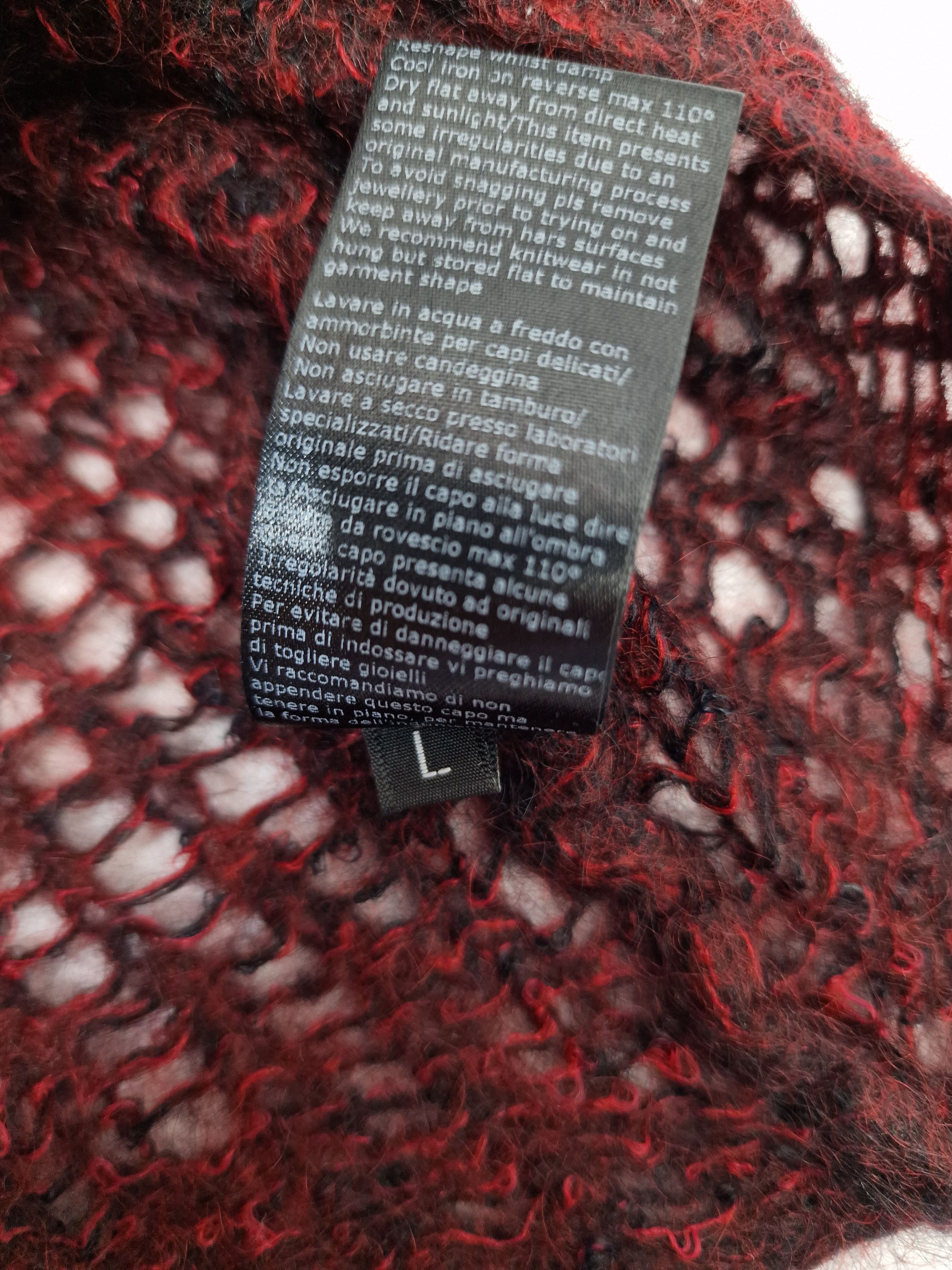 Isabel Benenato Isabel Benenato Knit Mohair Blend Sweater Size L Gradient Size L / US 10 / IT 46 - 9 Thumbnail