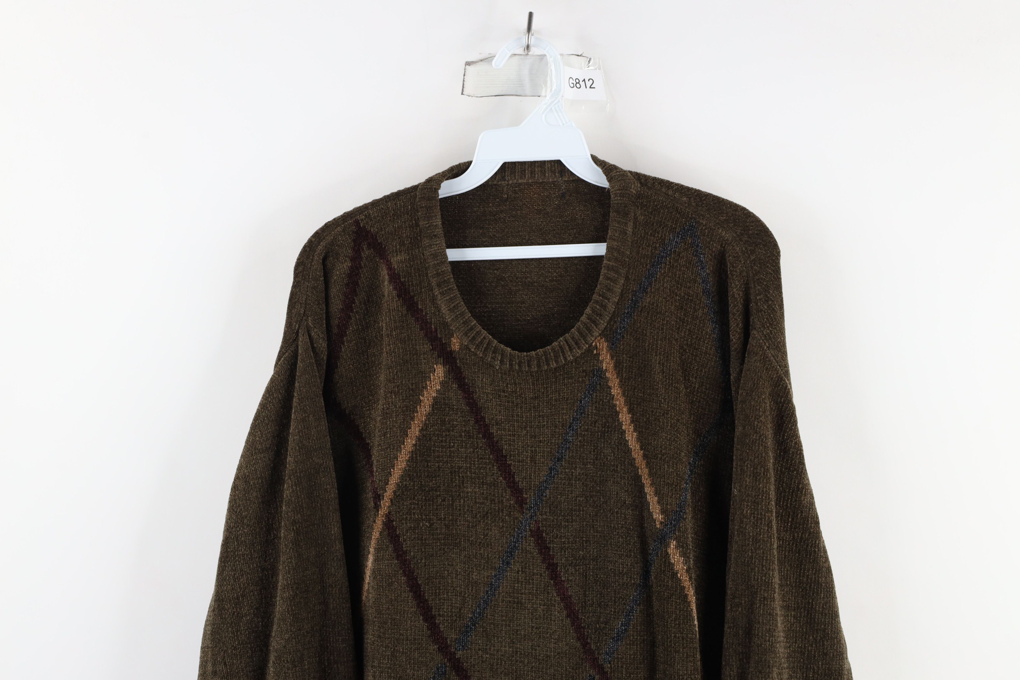 Vintage Vintage 90s Streetwear Textured Knit Crewneck Sweater Size US XL / EU 56 / 4 - 2 Thumbnail