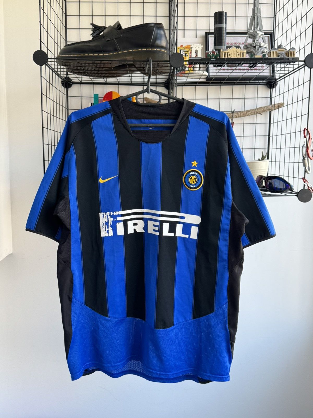 Vintage Inter Milan 2003-04 Home Football Soccer Jersey