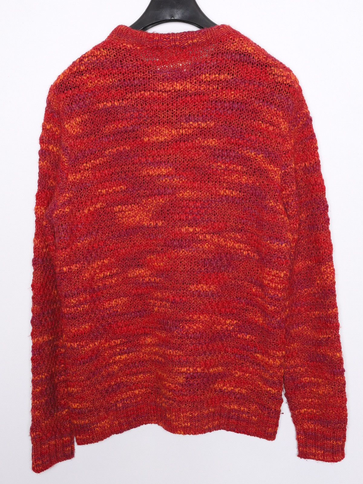 Folk Folk Acrylic Wool Sweater Orange Red Knit Size US L / EU 52-54 / 3 - 5 Thumbnail