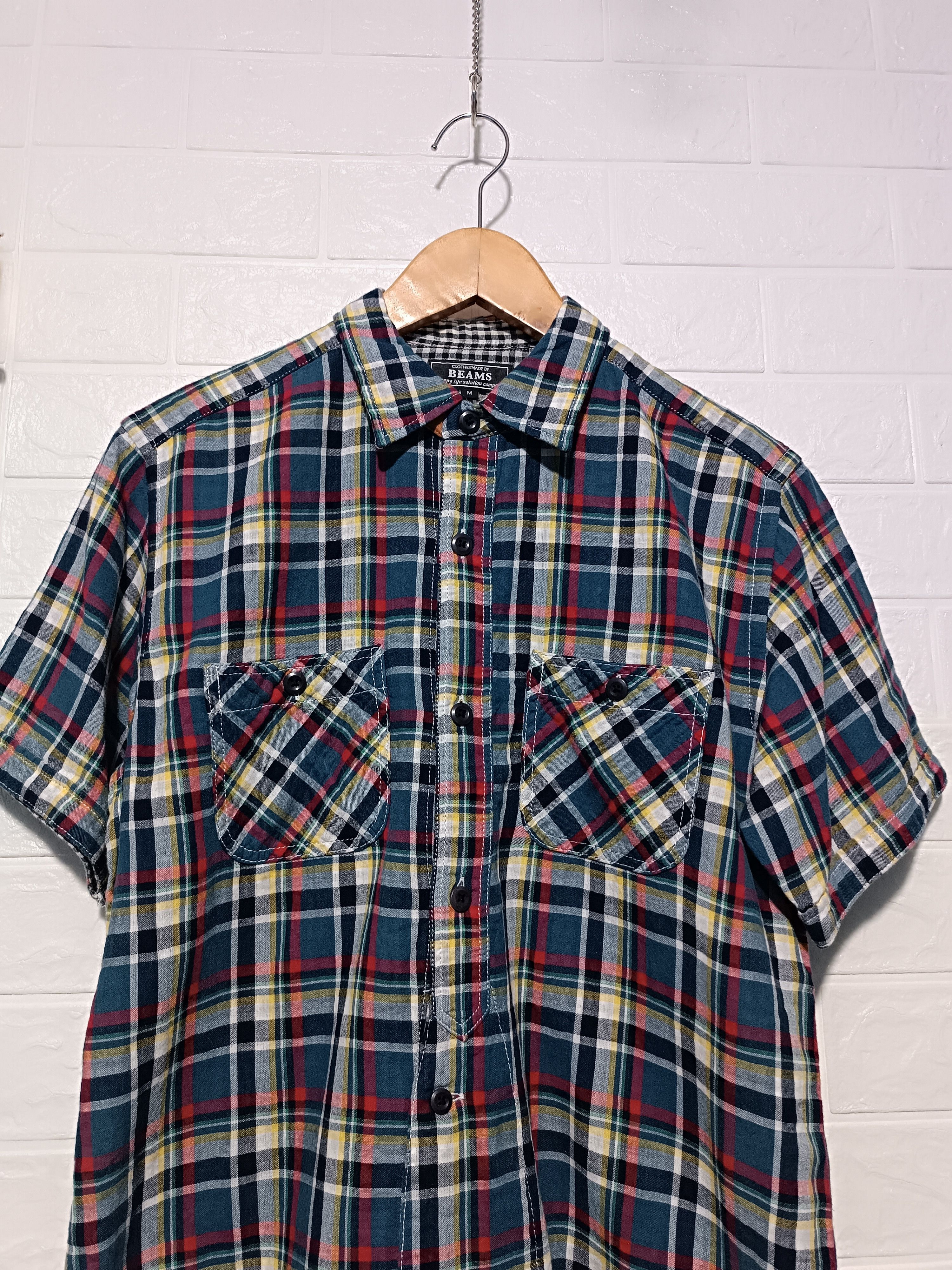 Beams Japan Beams Line Check Shirt Size US M / EU 48-50 / 2 - 3 Thumbnail
