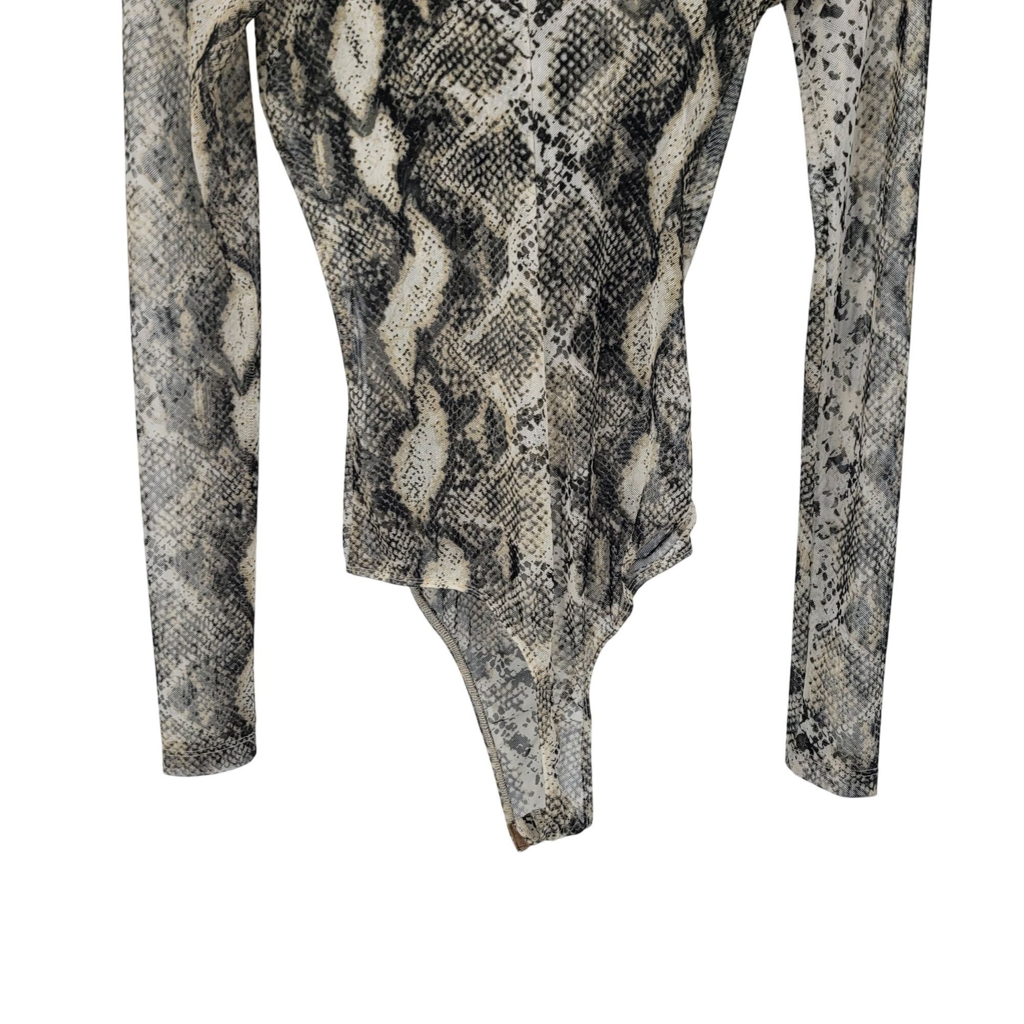 Designer JLuxlabel Snake Long Sleeve Wrap Bodysuit Leggings Set Sz M Size M / US 6-8 / IT 42-44 - 13 Thumbnail