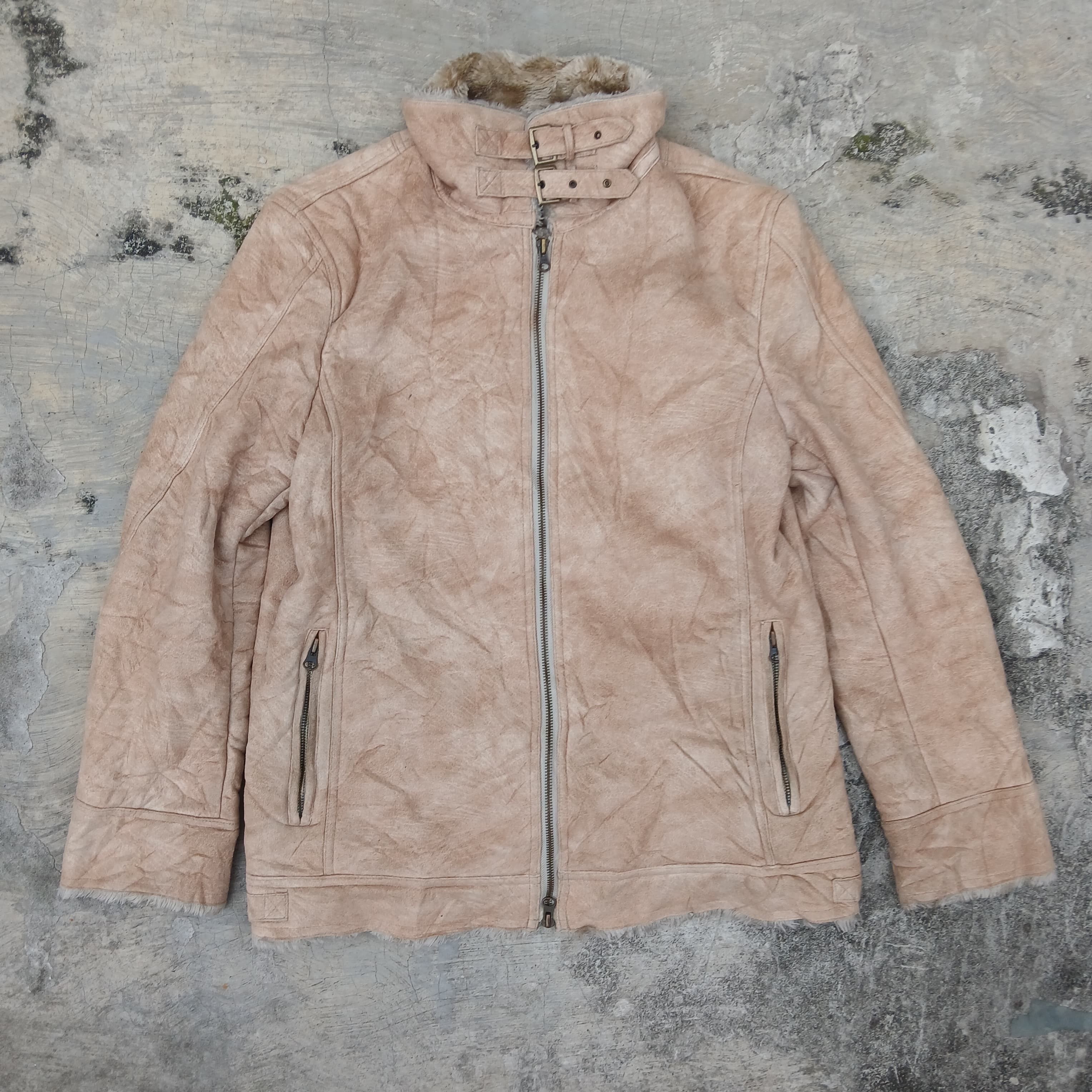 Japanese Brand 2000's Japanese Brand Sherpa Jacket Pazzo Denim Store Size US L / EU 52-54 / 3 - 2 Thumbnail