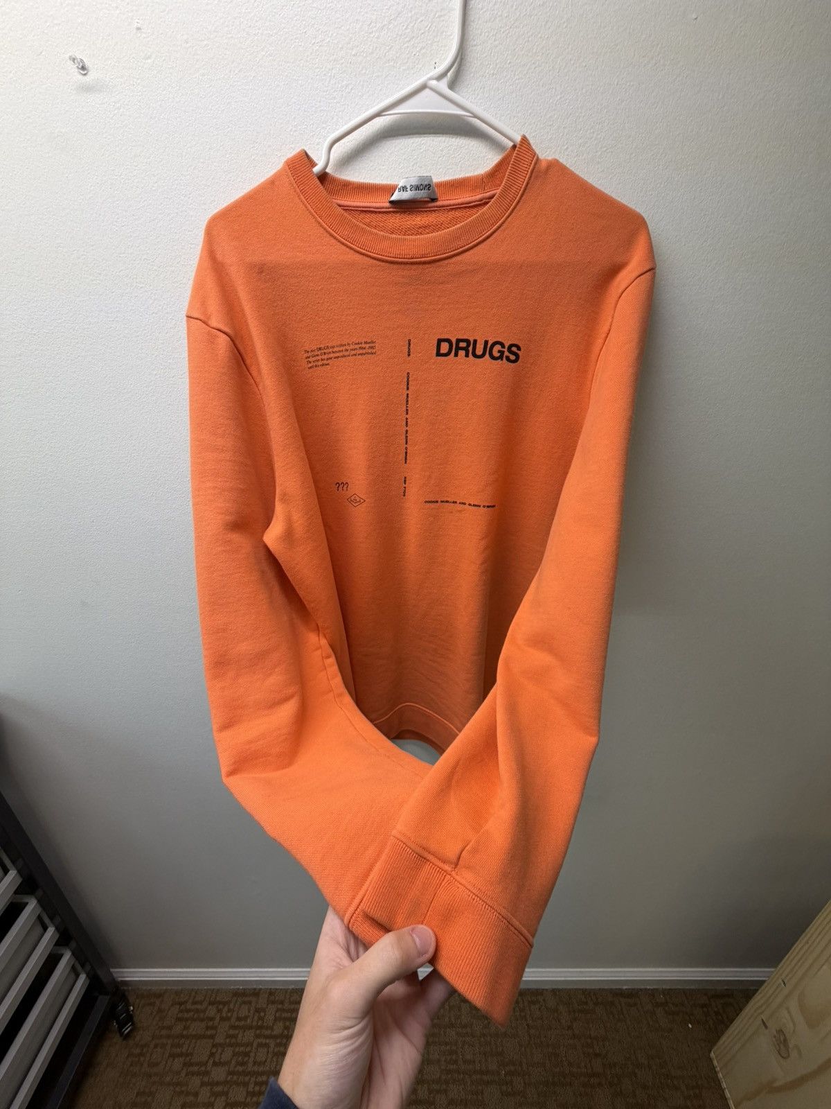 Raf Simons Raf simons drugs crewneck fw Size US M / EU 48-50 / 2 - 3 Thumbnail