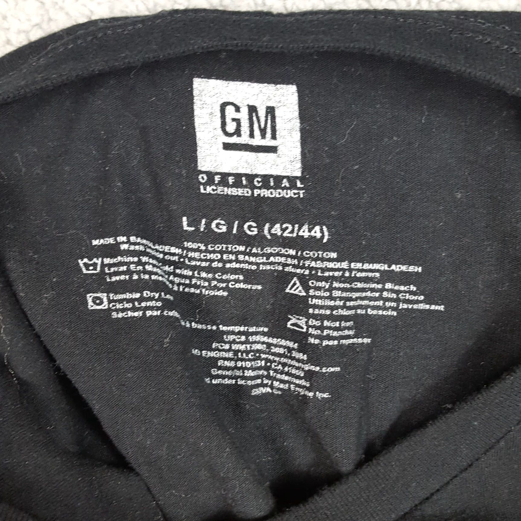 Etro VINTAGE GM Corvette Performance Race T-Shirt Men's Large Black 90s Auto NASCAR Racing Size US L / EU 52-54 / 3 - 6 Thumbnail