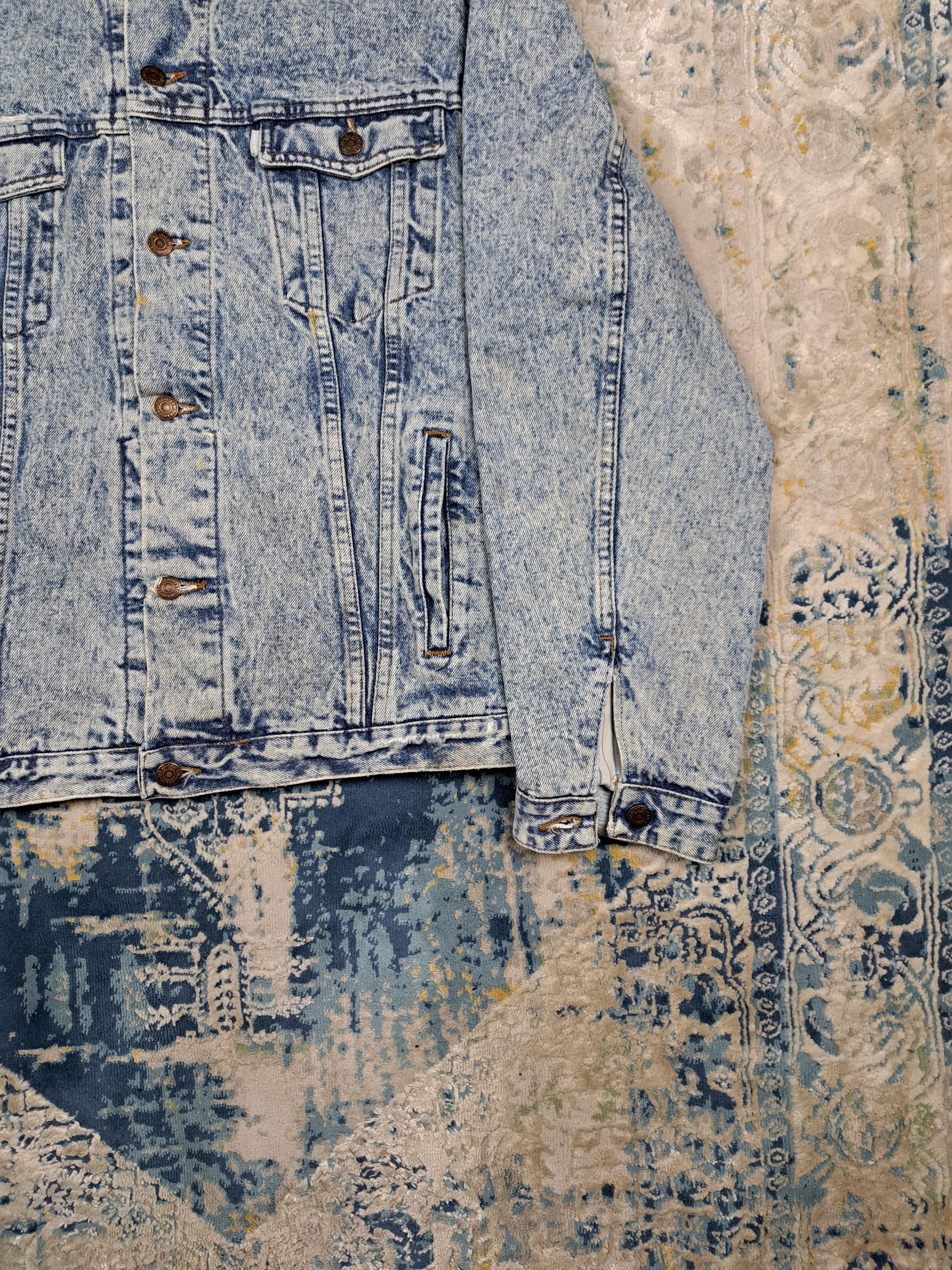 Levi's Vintage 90s Levis Silvertab Acid Wash Denim Jacket Detroit Size US M / EU 48-50 / 2 - 5 Thumbnail