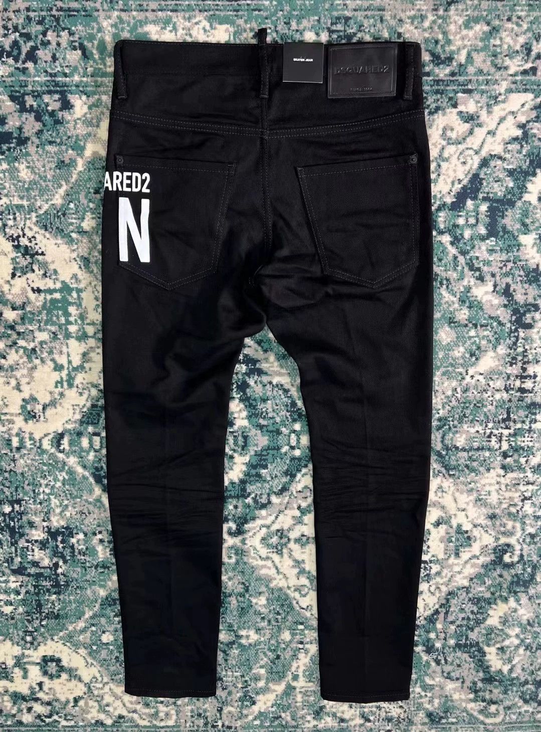 Dsquared2 Dsquared2 2022 Fall/Winter ICON SKATER Black Denim Size US 30 / EU 46 - 2 Thumbnail