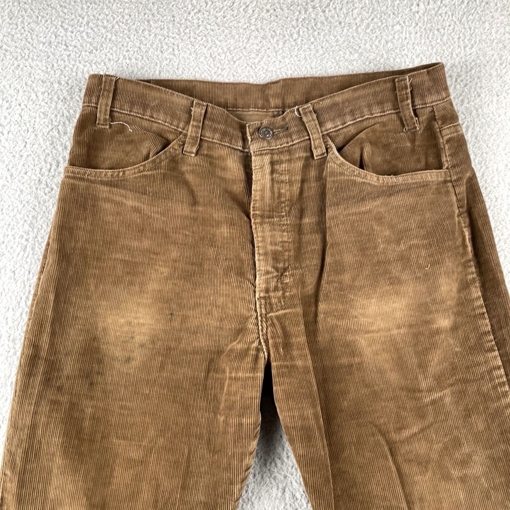 Levi's VINTAGE Levi’s Corduroy Pants Brown Mens 34x30 USA Straight Leg EUC Pants Size US 34 / EU 50 - 2 Thumbnail