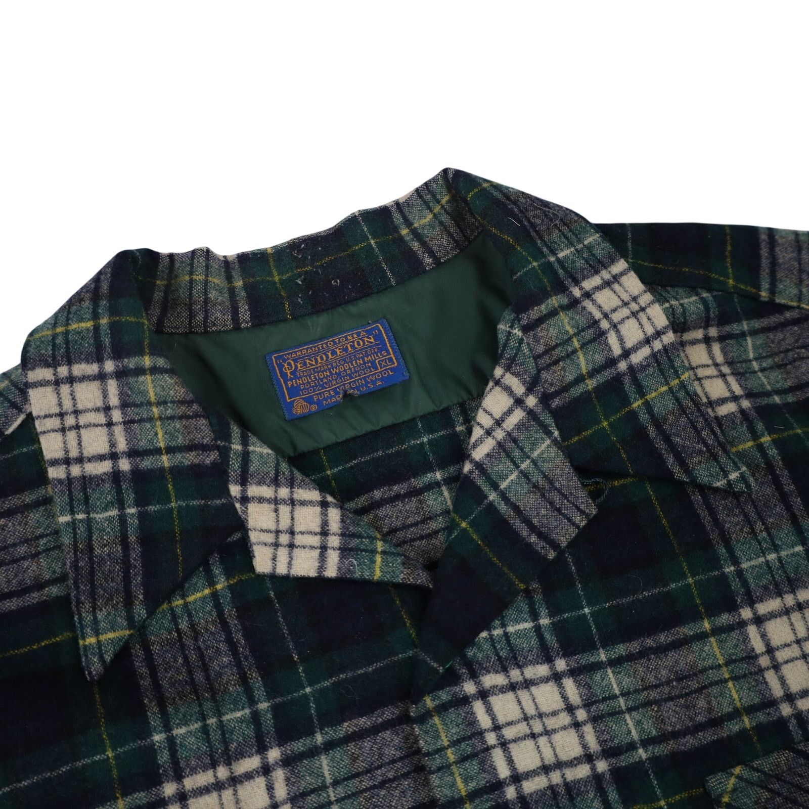 Pendleton × Vintage Vintage Pendleton Loop Collar Wool Flannel Plaid Shirt Size US XL / EU 56 / 4 - 5 Thumbnail