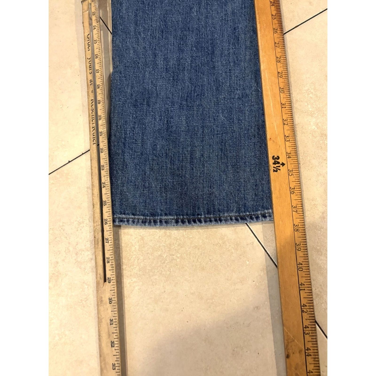J.Crew J.Crew Jeans Mens 33x27 Blue 84 Kick Out High Rise Bootcut 5 Pocket Denim Size US 31 - 6 Thumbnail