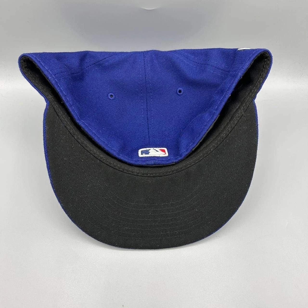 New Era Los Angeles LA Dodgers Hat Men 8 Blue Post Season Fitted Cap Size ONE SIZE - 9 Thumbnail