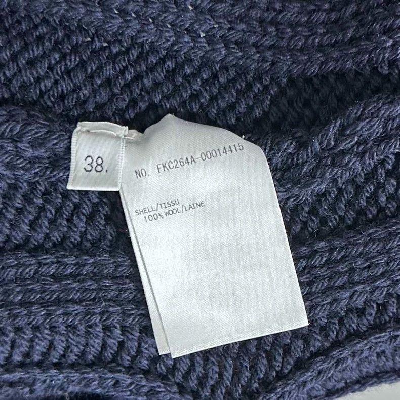 Thom Browne Thom Browne Size 38 Dark blue knitted sweater jacket 2505- Size US XXS / EU 40 - 6 Thumbnail