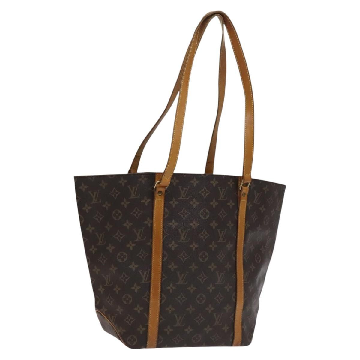 Louis Vuitton Shopping Brown Canvas Tote Bag (Pre-Owned) Size ONE SIZE - 1 Thumbnail