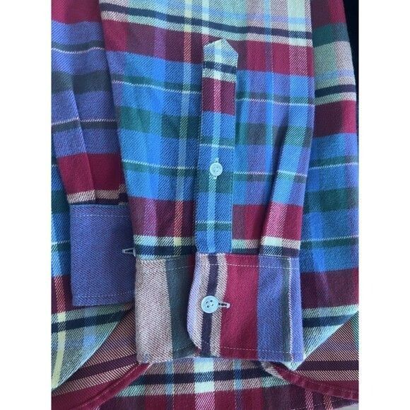 Designer J. Crew Mens Plaid Flannel Shirt Long Sleeve Button-Up Multi Size US M / EU 48-50 / 2 - 7 Thumbnail