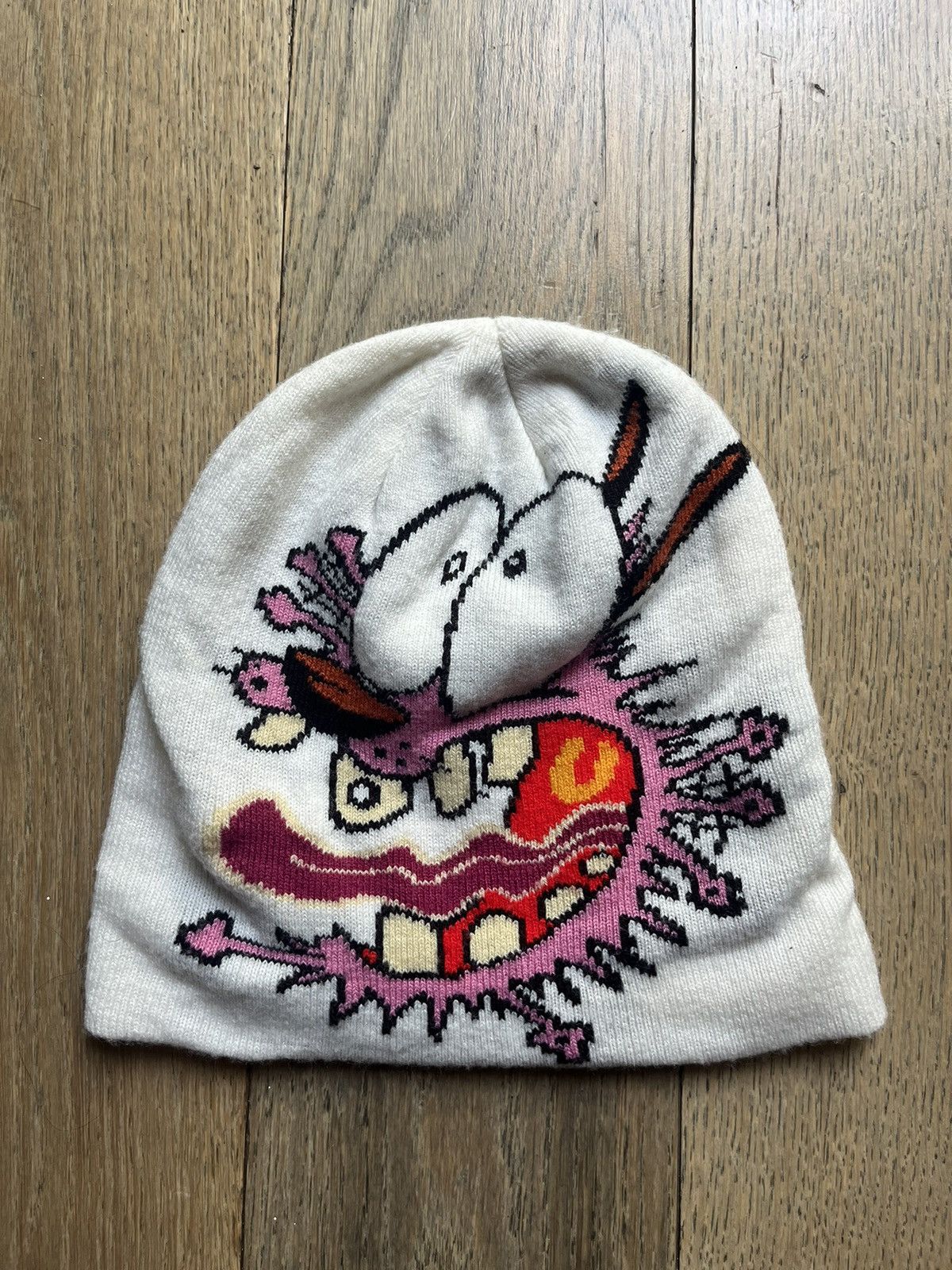 Slumpy Kev Courage the Cowardly Dog Beanie | Grailed