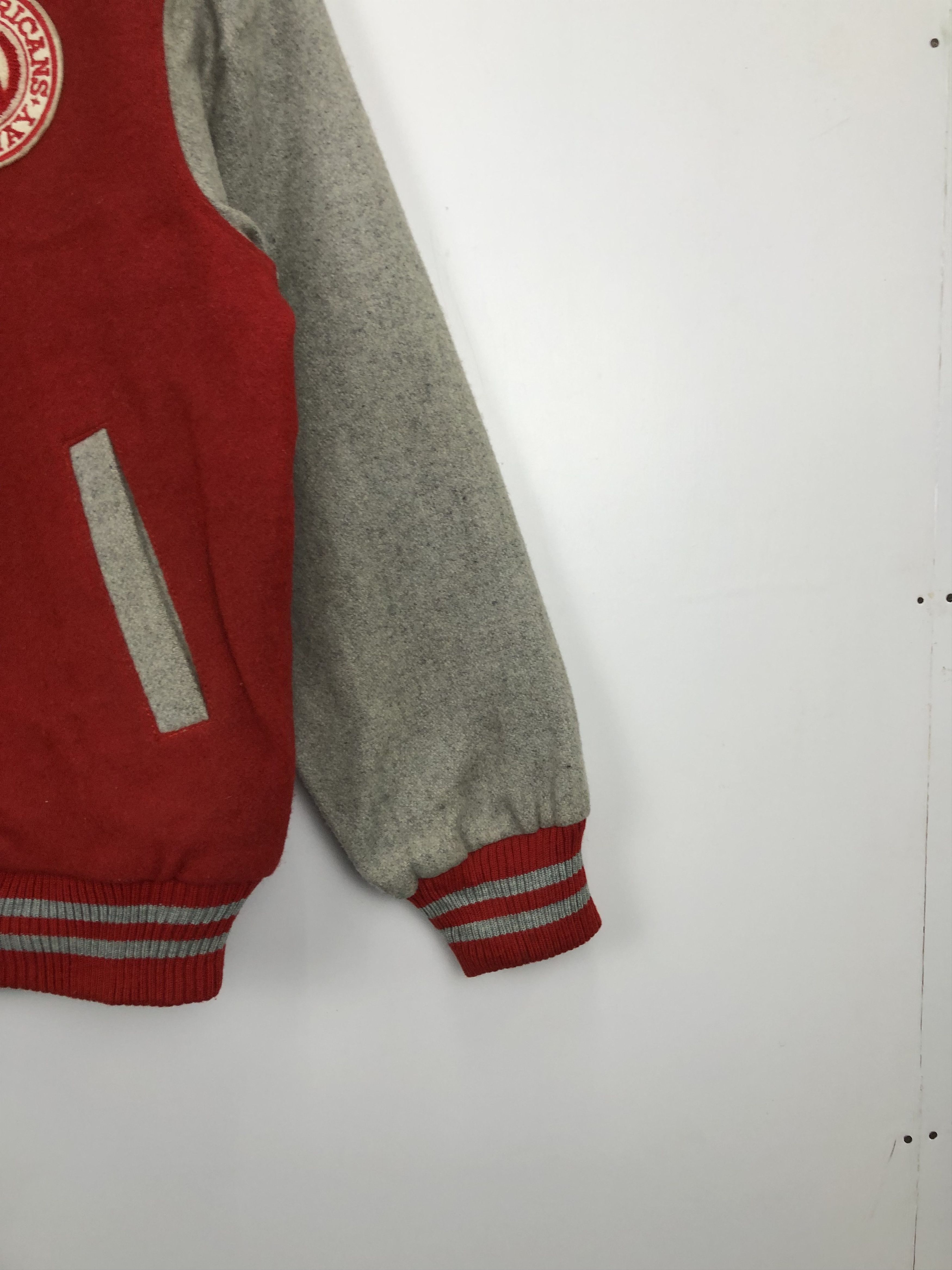 Vintage Vintage Americans Blue Way Red Varsity Jacket V0367 Size US M / EU 48-50 / 2 - 5 Thumbnail