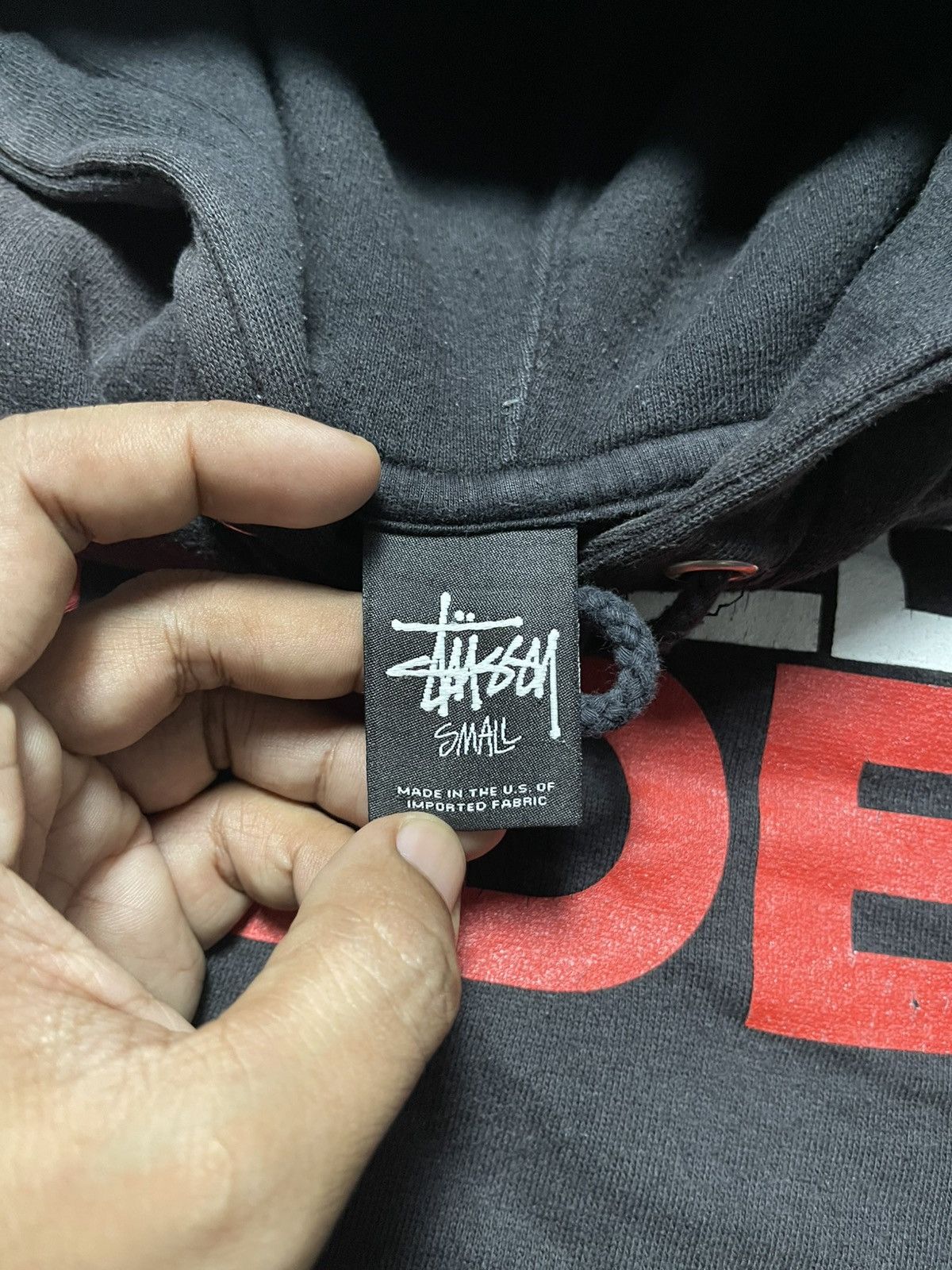 Stussy VINTAGE STUSSY “KNOWLEDGE IS KING”WORLDWIDE SUN FADED HOODIE Size US S / EU 44-46 / 1 - 8 Thumbnail